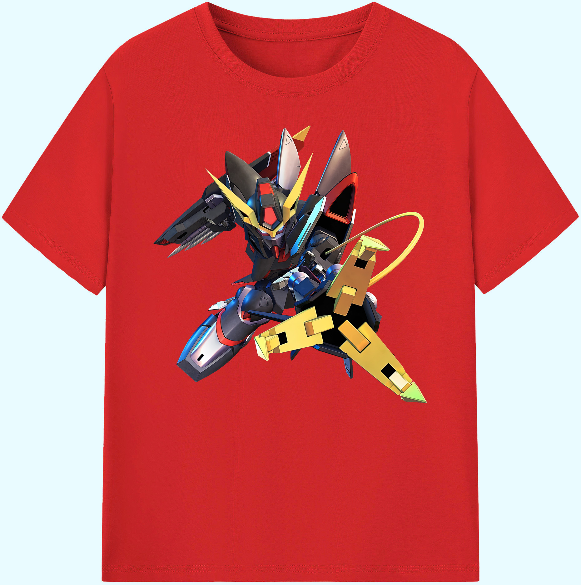 （画像用） 機動戦士ガンダム Mobile Suit Gundam 綿100％ メンズ半袖Tシャツ｜肌触りやわらか＆通気性