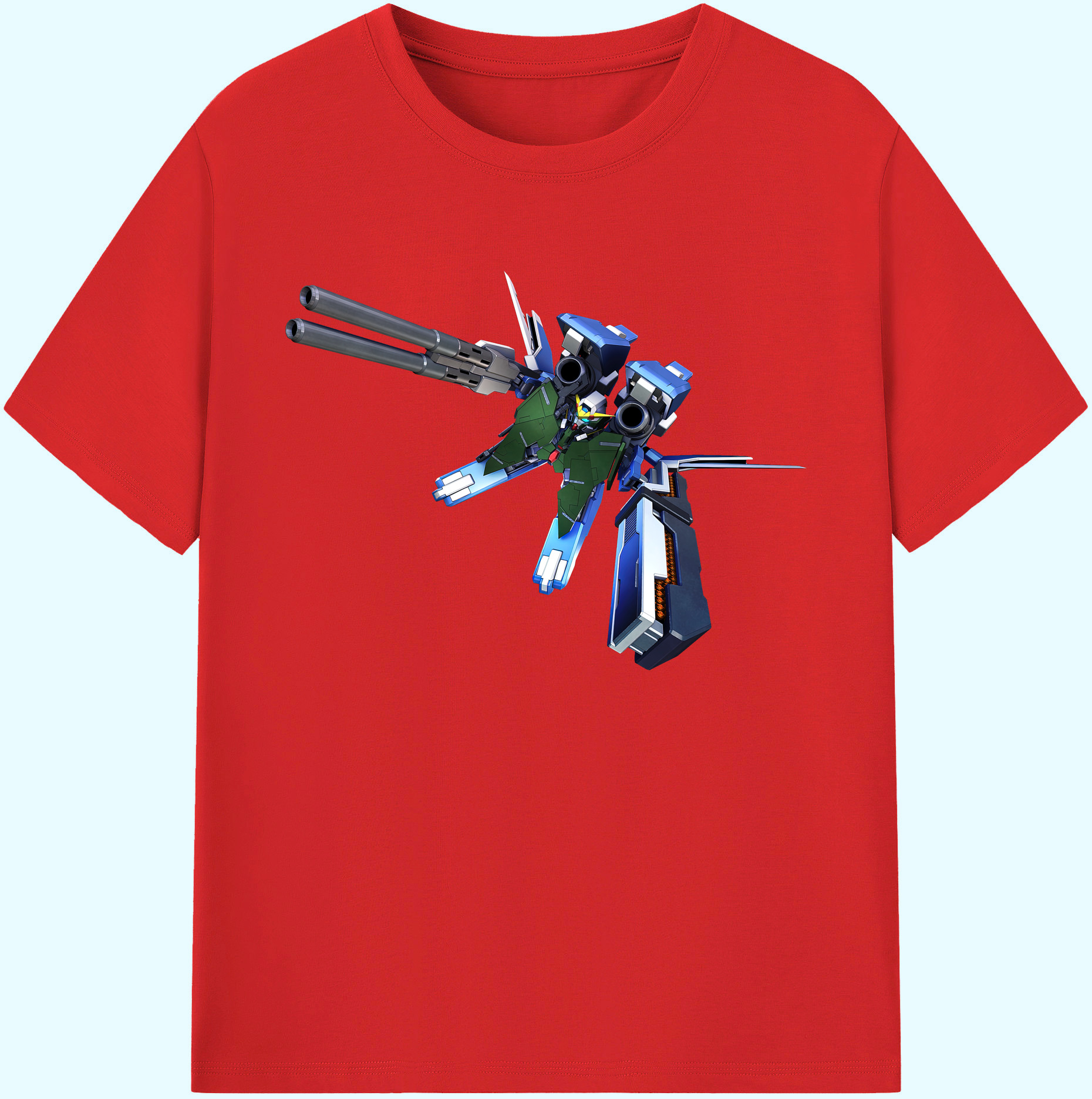 （画像用） 機動戦士ガンダム Mobile Suit Gundam 綿100％ メンズ半袖Tシャツ｜肌触りやわらか＆通気性
