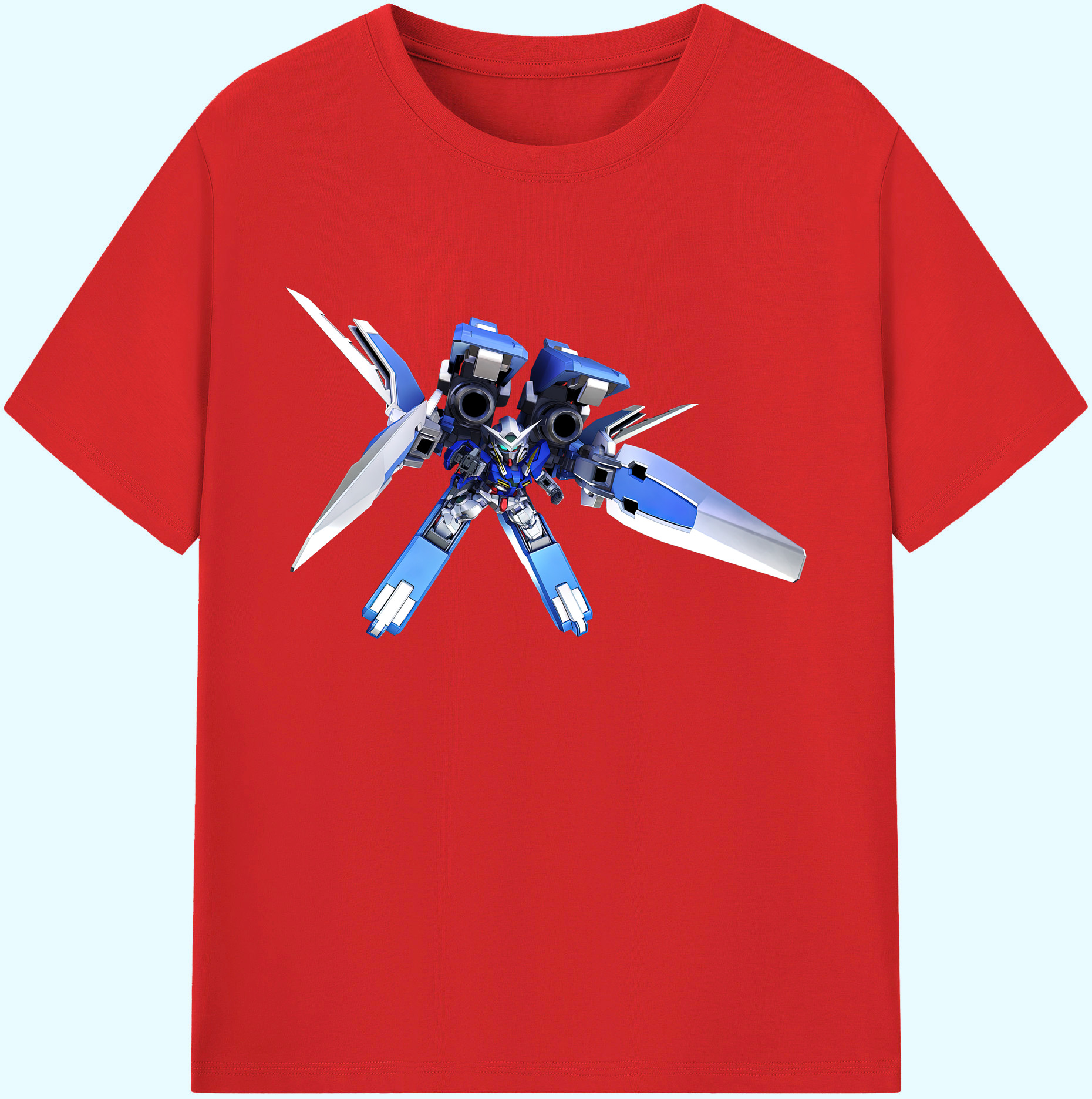 （画像用） 機動戦士ガンダム Mobile Suit Gundam 綿100％ メンズ半袖Tシャツ｜肌触りやわらか＆通気性