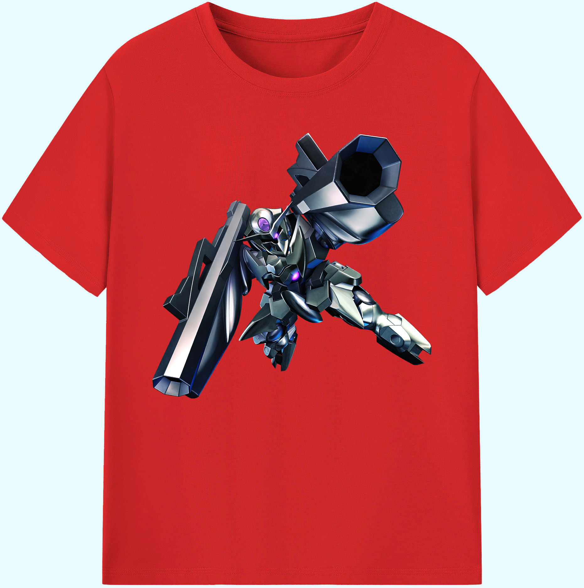 （画像用） 機動戦士ガンダム Mobile Suit Gundam 綿100％ メンズ半袖Tシャツ｜肌触りやわらか＆通気性