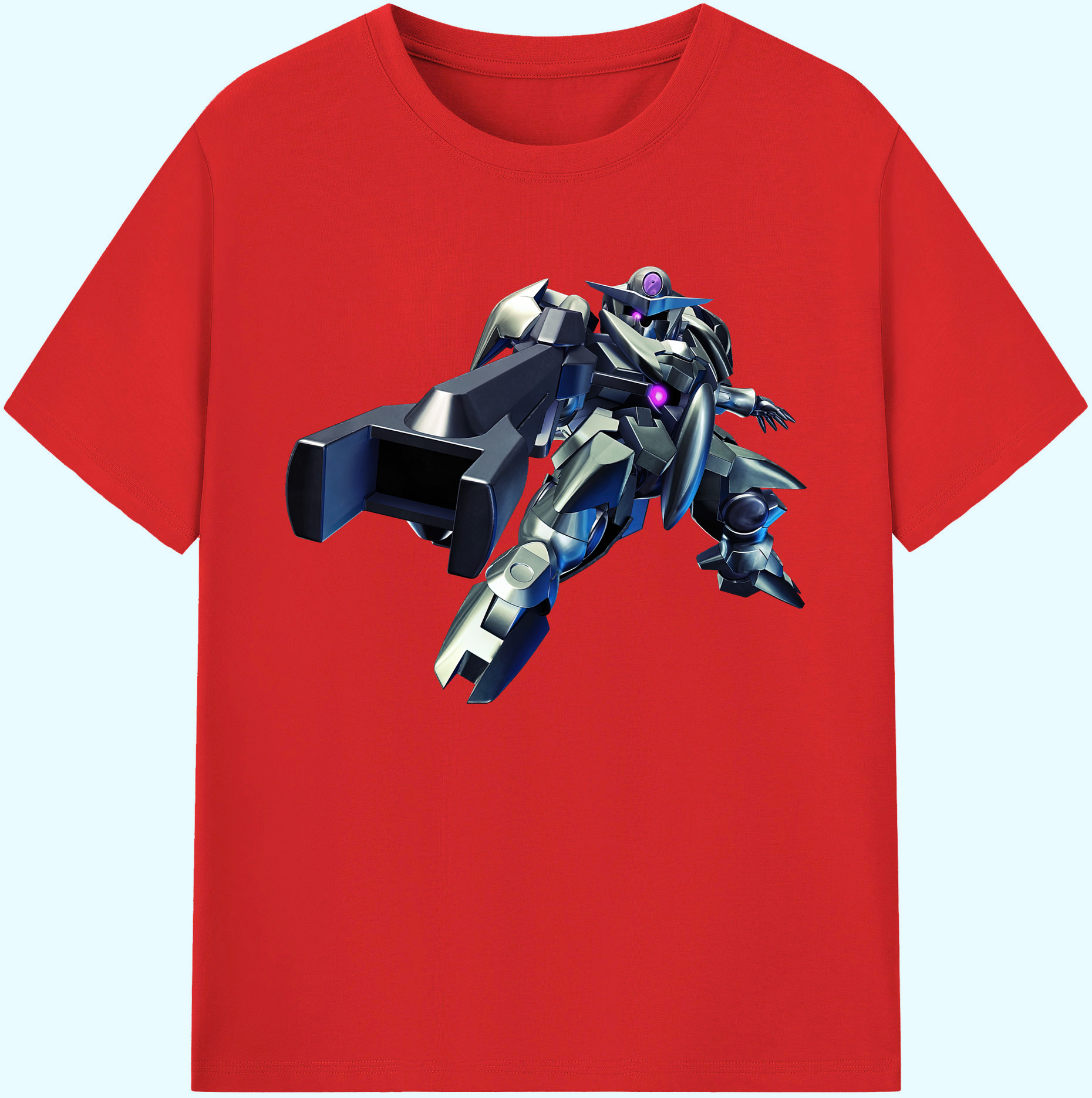 （画像用） 機動戦士ガンダム Mobile Suit Gundam 綿100％ メンズ半袖Tシャツ｜肌触りやわらか＆通気性