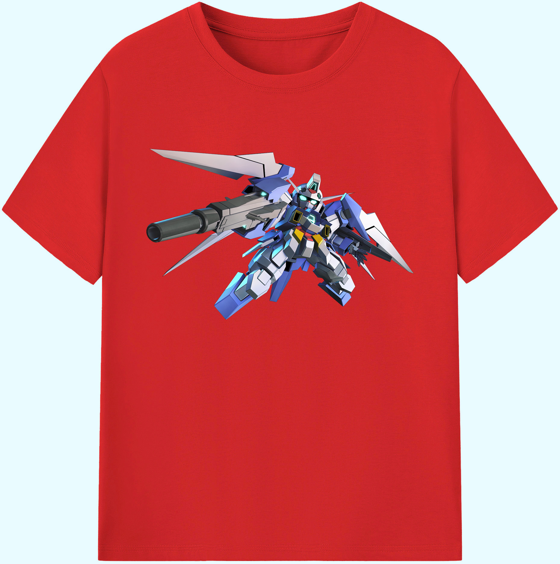 （画像用） 機動戦士ガンダム Mobile Suit Gundam 綿100％ メンズ半袖Tシャツ｜肌触りやわらか＆通気性