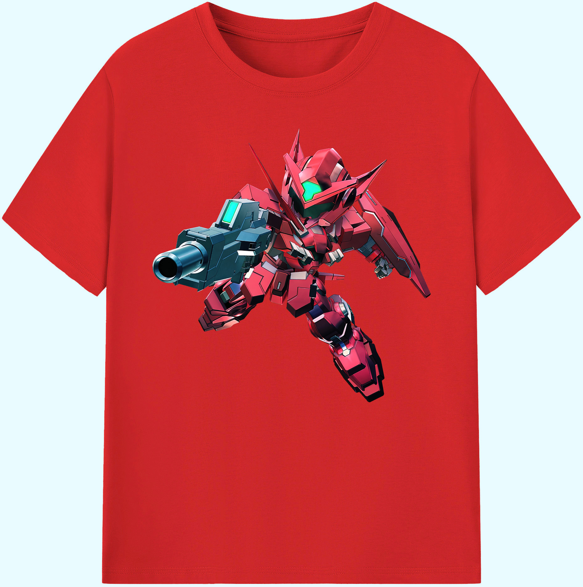 （画像用） 機動戦士ガンダム Mobile Suit Gundam 綿100％ メンズ半袖Tシャツ｜肌触りやわらか＆通気性