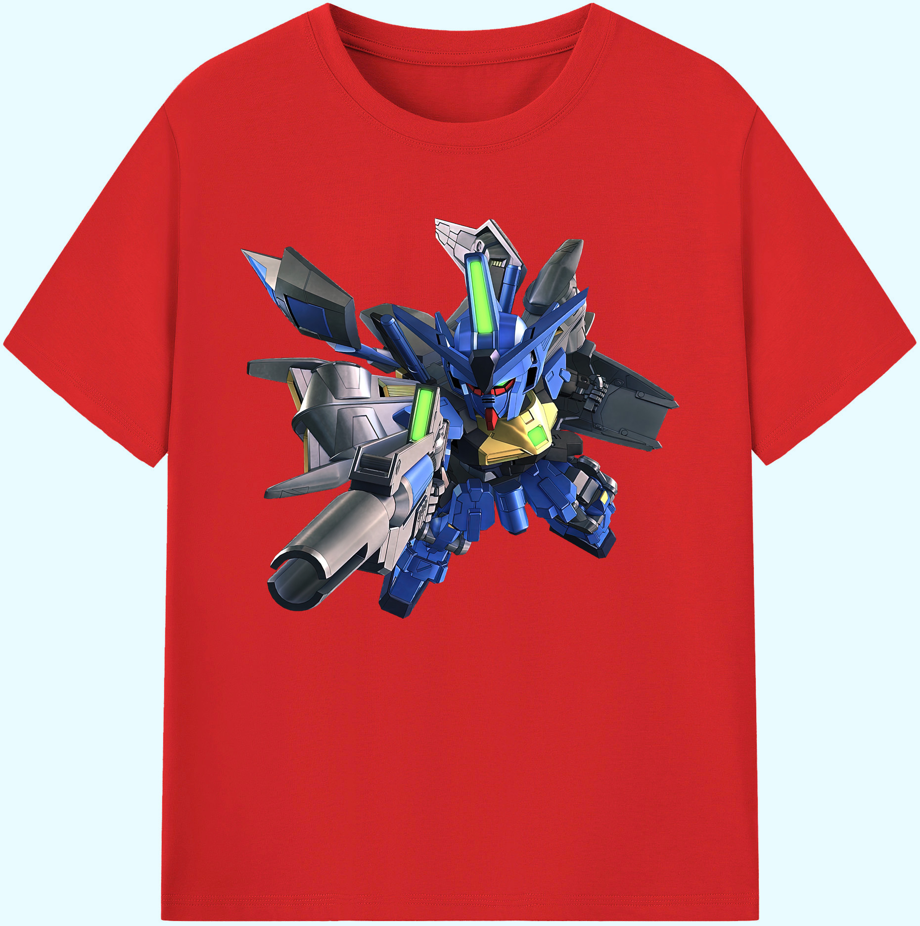 （画像用） 機動戦士ガンダム Mobile Suit Gundam 綿100％ メンズ半袖Tシャツ｜肌触りやわらか＆通気性