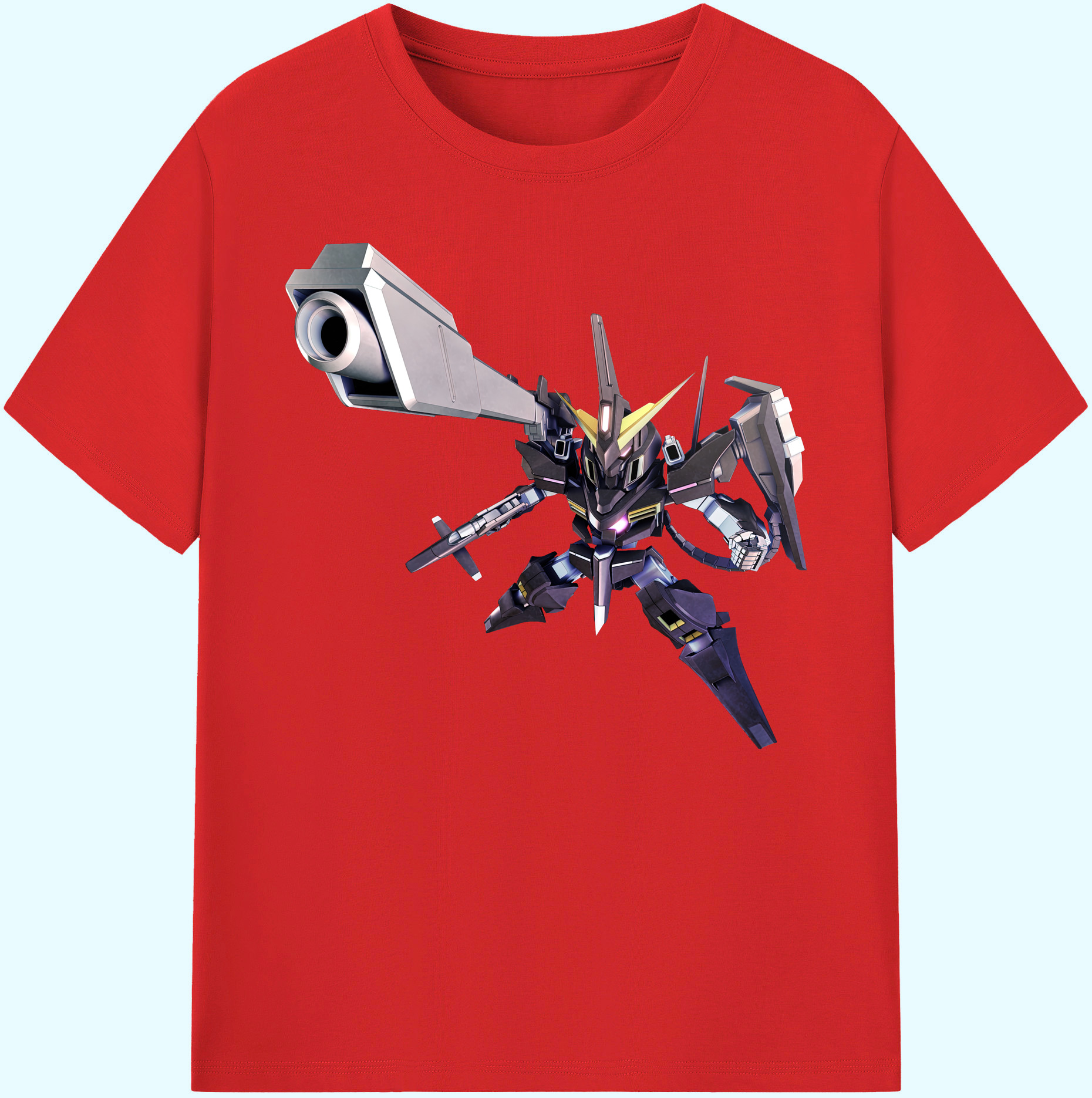 （画像用） 機動戦士ガンダム Mobile Suit Gundam 綿100％ メンズ半袖Tシャツ｜肌触りやわらか＆通気性