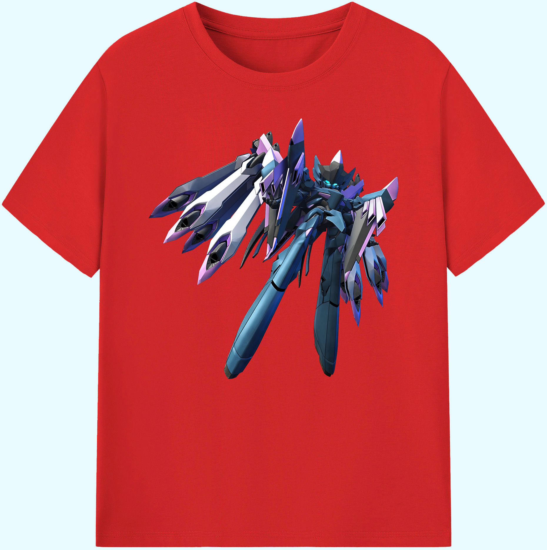 （画像用） 機動戦士ガンダム Mobile Suit Gundam 綿100％ メンズ半袖Tシャツ｜肌触りやわらか＆通気性