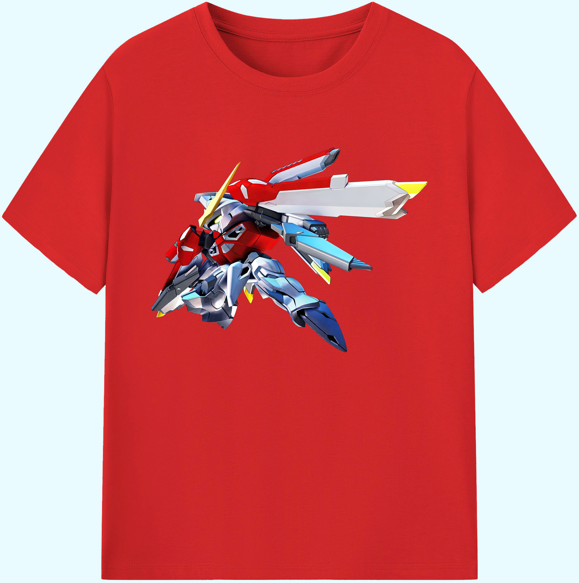 （画像用） 機動戦士ガンダム Mobile Suit Gundam 綿100％ メンズ半袖Tシャツ｜肌触りやわらか＆通気性