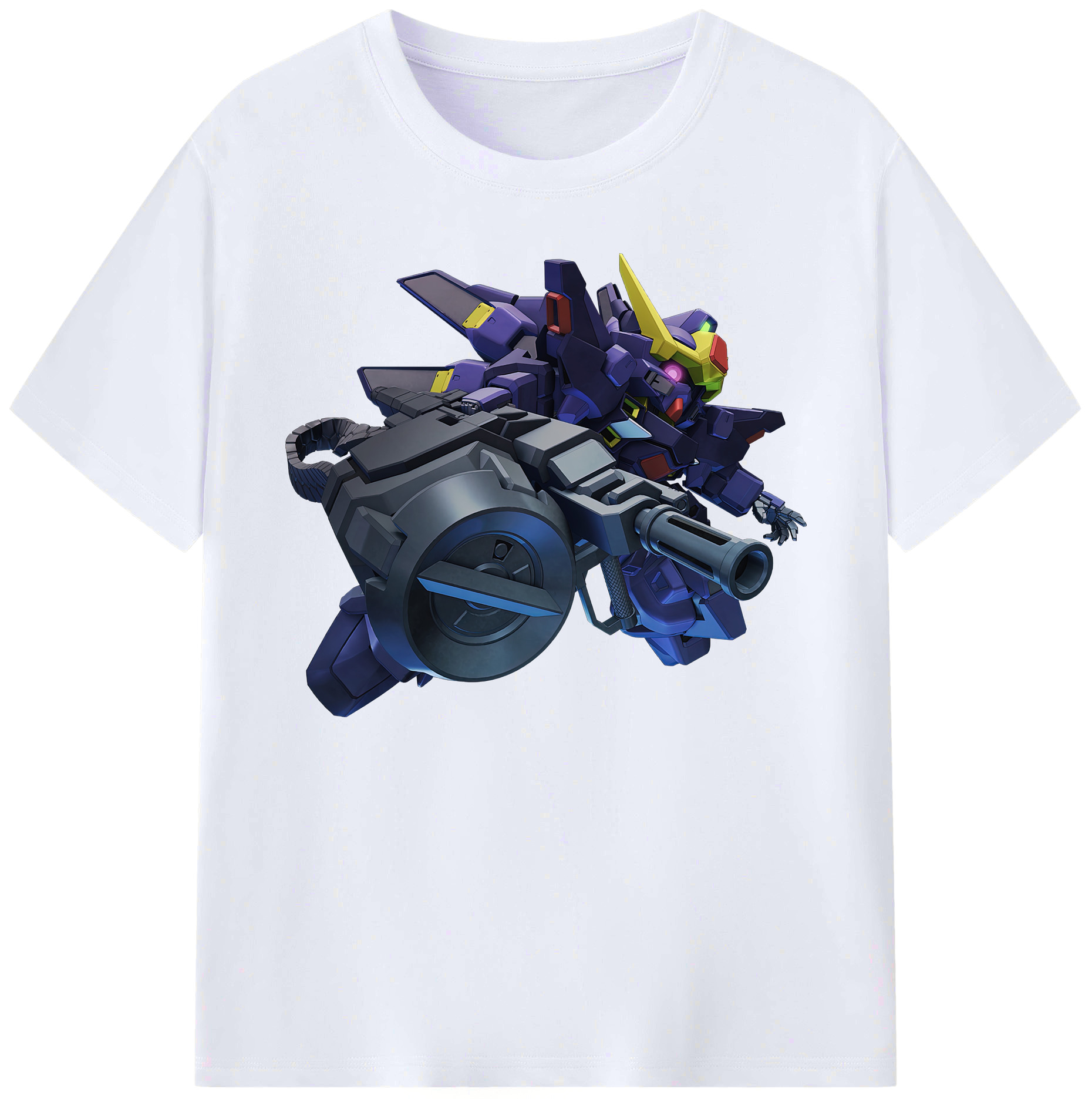 （画像用） 機動戦士ガンダム Mobile Suit Gundam 綿100％ メンズ半袖Tシャツ｜肌触りやわらか＆通気性