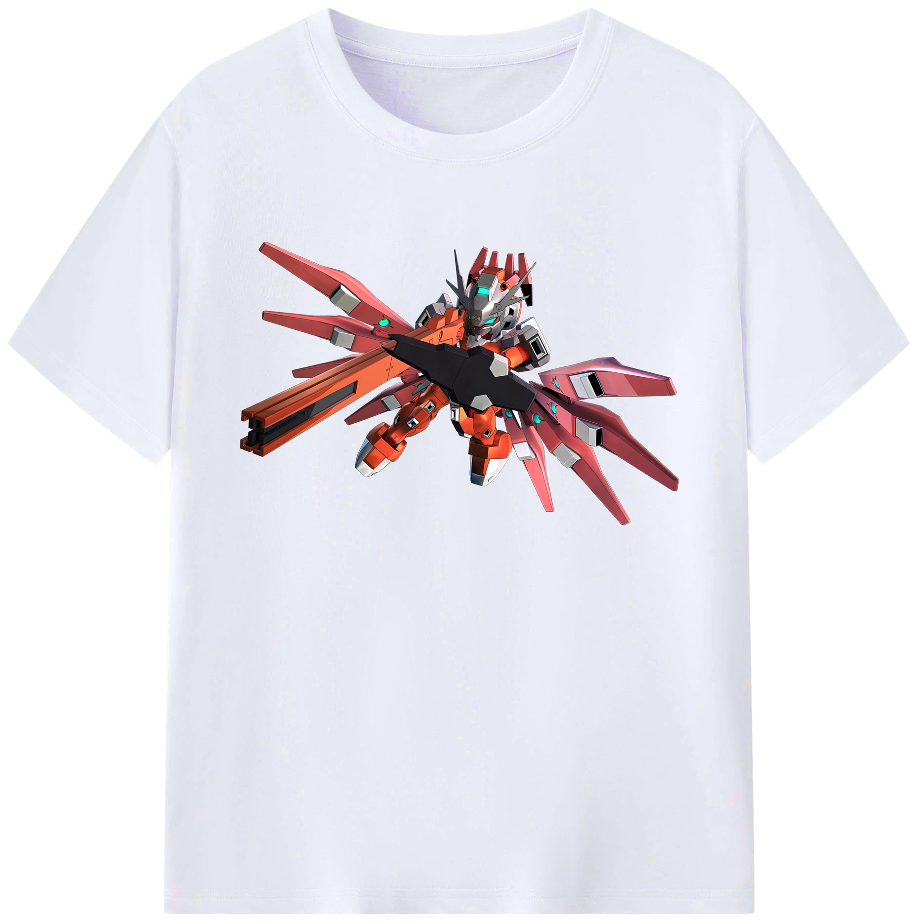 （画像用） 機動戦士ガンダム Mobile Suit Gundam 綿100％ メンズ半袖Tシャツ｜肌触りやわらか＆通気性