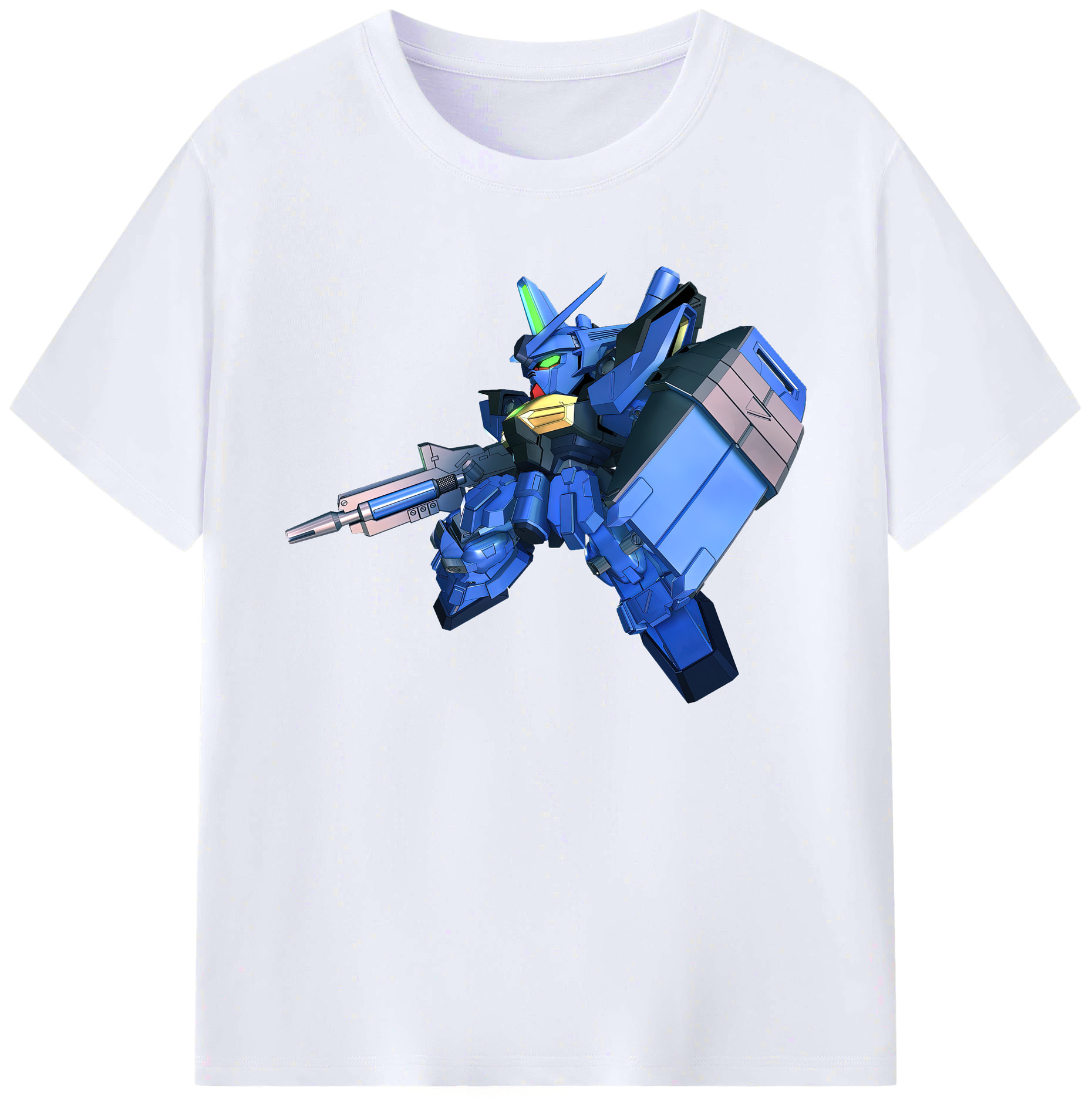 （画像用） 機動戦士ガンダム Mobile Suit Gundam 綿100％ メンズ半袖Tシャツ｜肌触りやわらか＆通気性