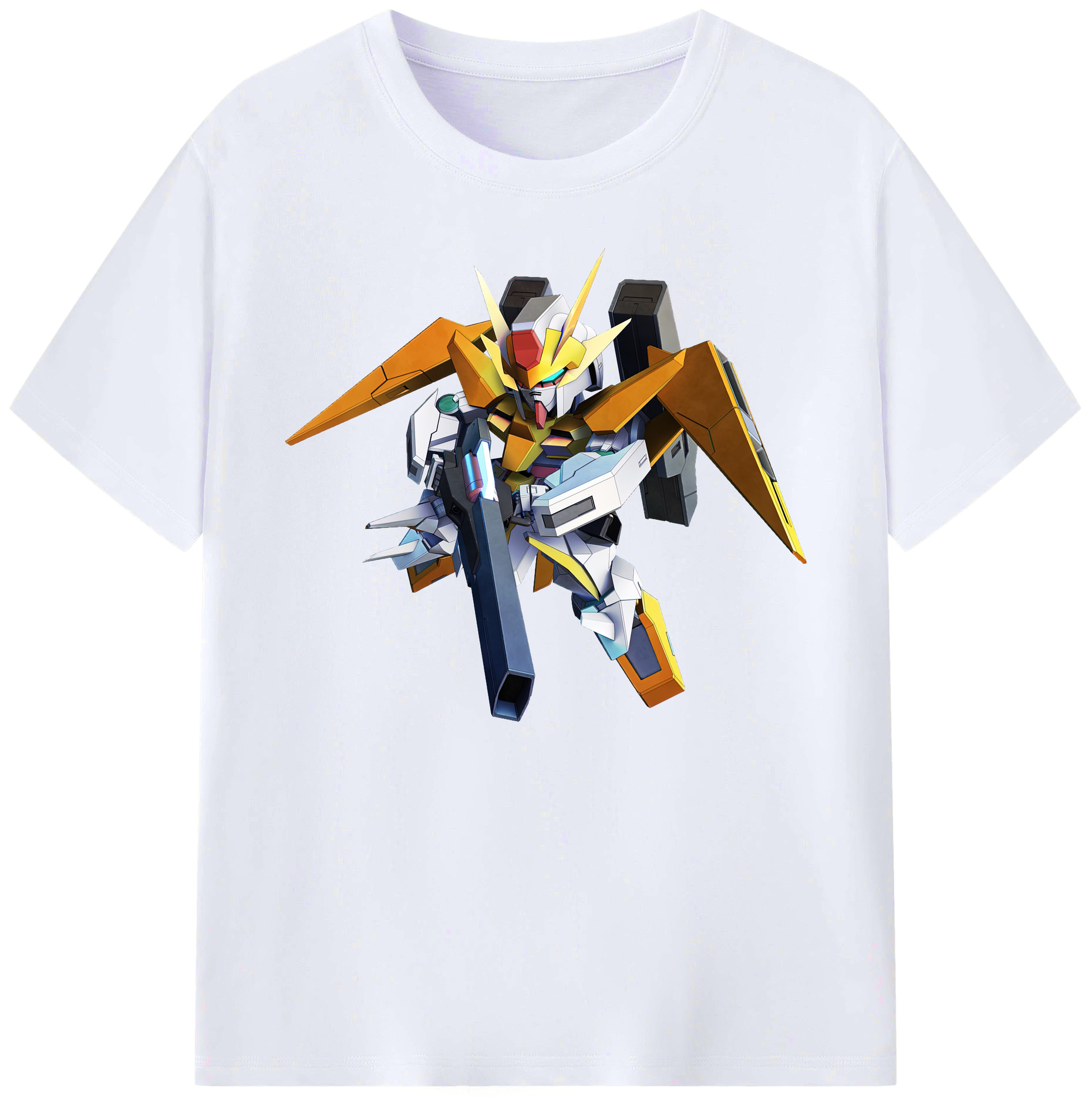 （画像用） 機動戦士ガンダム Mobile Suit Gundam 綿100％ メンズ半袖Tシャツ｜肌触りやわらか＆通気性
