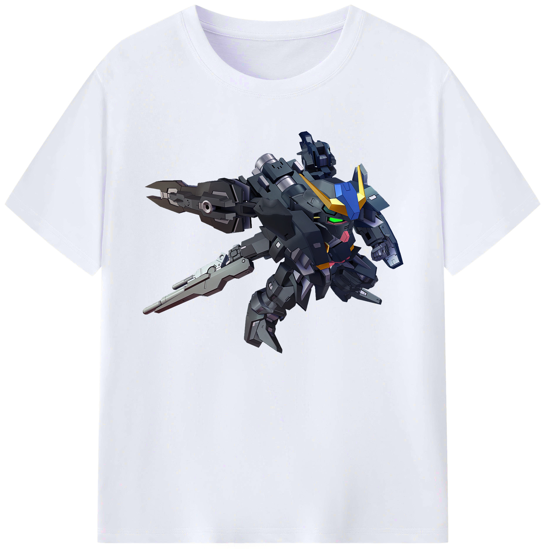 （画像用） 機動戦士ガンダム Mobile Suit Gundam 綿100％ メンズ半袖Tシャツ｜肌触りやわらか＆通気性