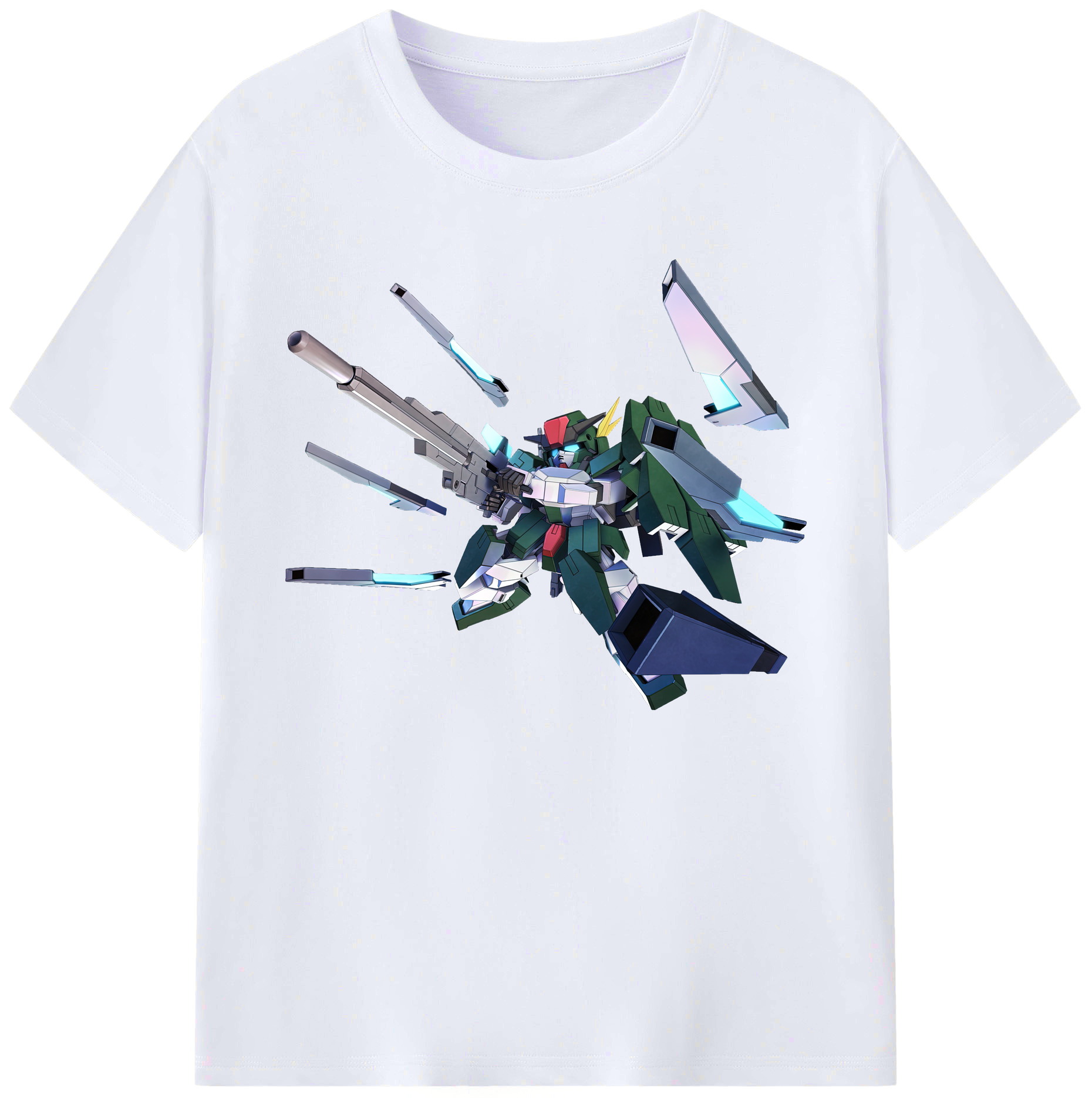 （画像用） 機動戦士ガンダム Mobile Suit Gundam 綿100％ メンズ半袖Tシャツ｜肌触りやわらか＆通気性