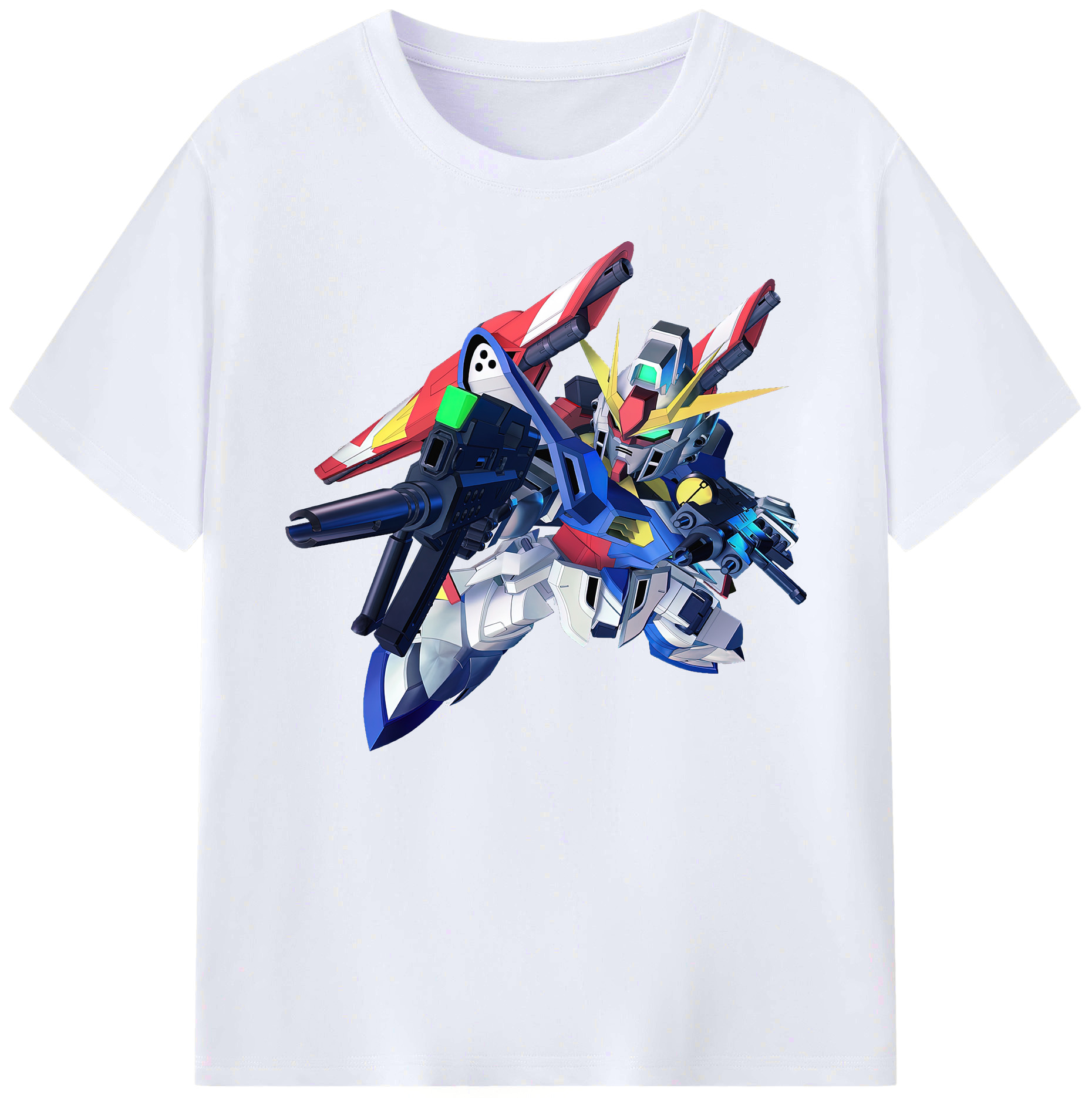 （画像用） 機動戦士ガンダム Mobile Suit Gundam 綿100％ メンズ半袖Tシャツ｜肌触りやわらか＆通気性