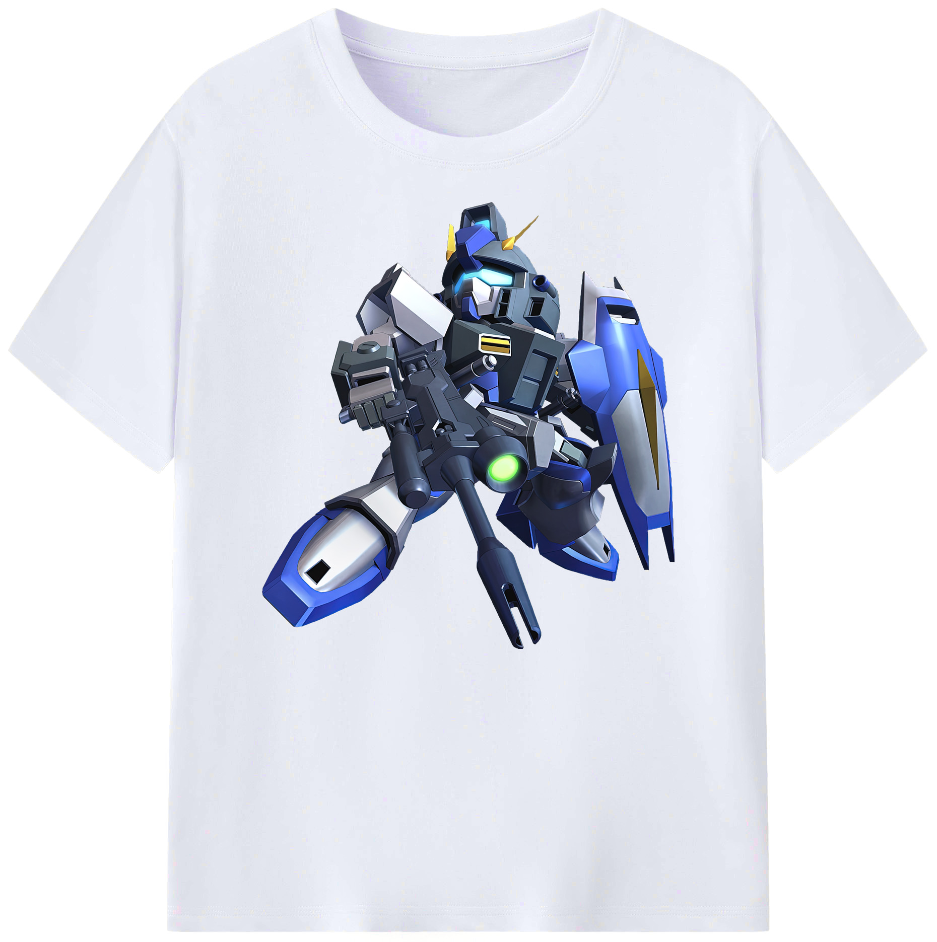 （画像用） 機動戦士ガンダム Mobile Suit Gundam 綿100％ メンズ半袖Tシャツ｜肌触りやわらか＆通気性
