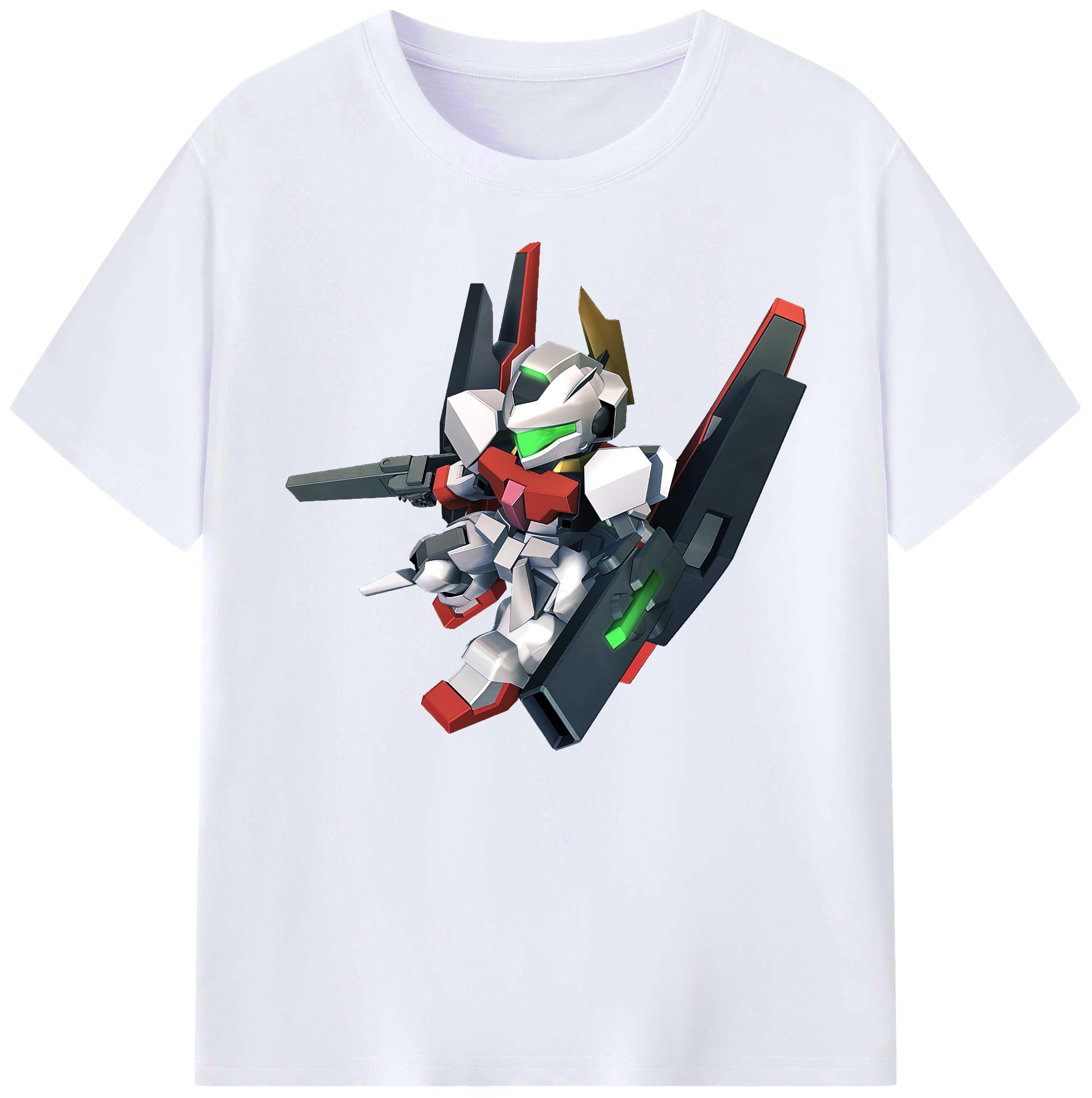 （画像用） 機動戦士ガンダム Mobile Suit Gundam 綿100％ メンズ半袖Tシャツ｜肌触りやわらか＆通気性