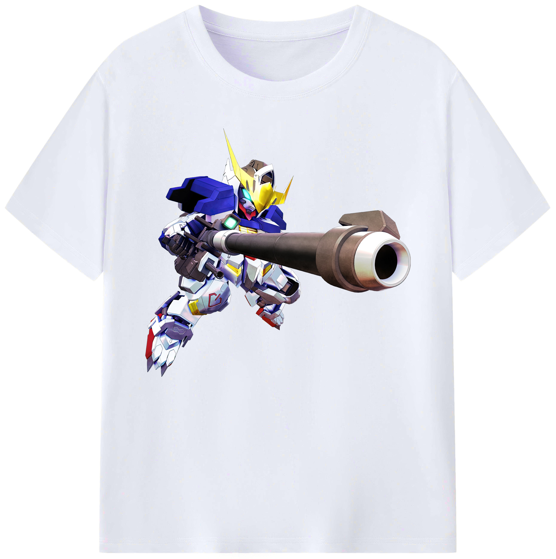 （画像用） 機動戦士ガンダム Mobile Suit Gundam 綿100％ メンズ半袖Tシャツ｜肌触りやわらか＆通気性