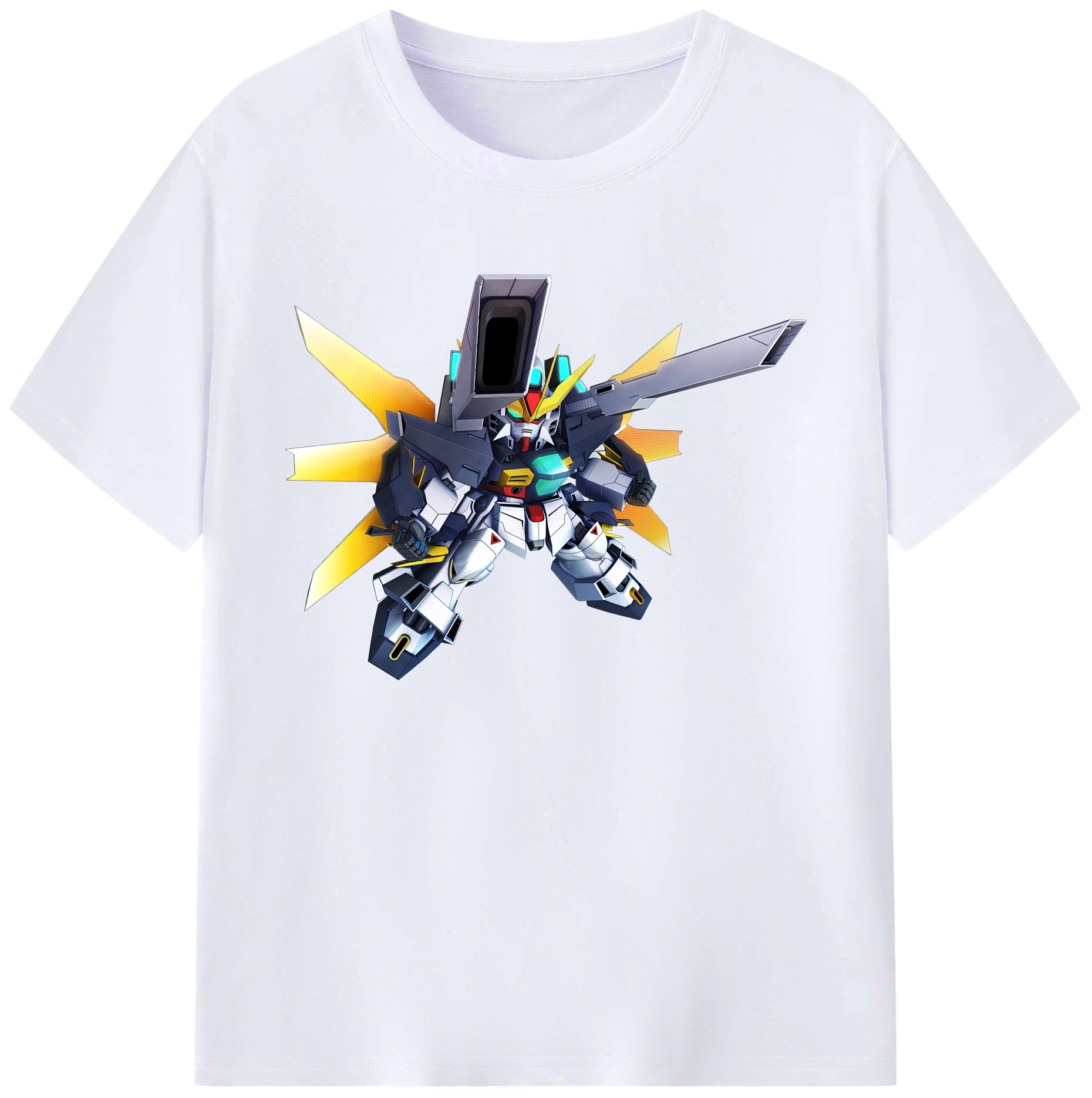 （画像用） 機動戦士ガンダム Mobile Suit Gundam 綿100％ メンズ半袖Tシャツ｜肌触りやわらか＆通気性