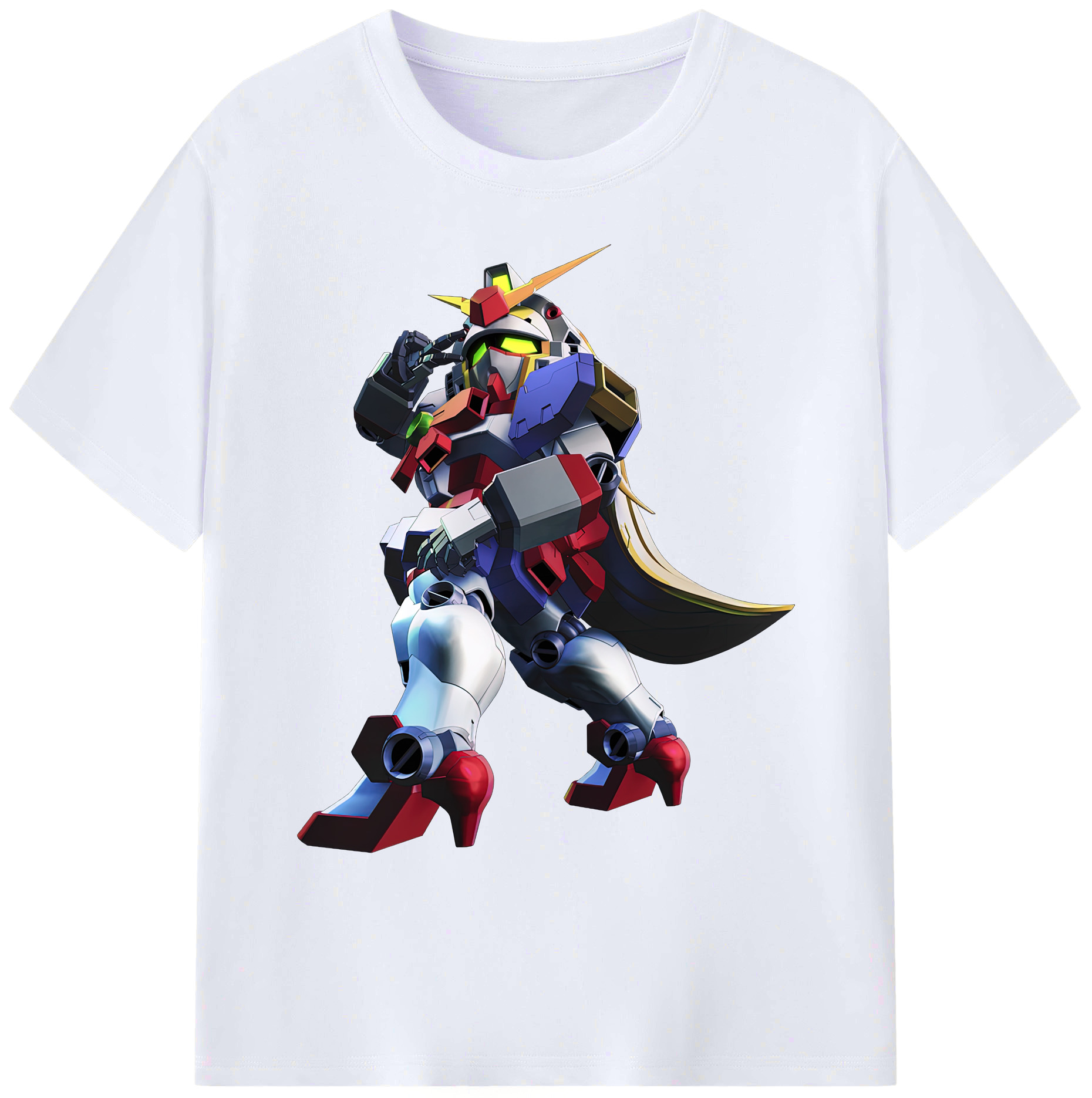 （画像用） 機動戦士ガンダム Mobile Suit Gundam 綿100％ メンズ半袖Tシャツ｜肌触りやわらか＆通気性