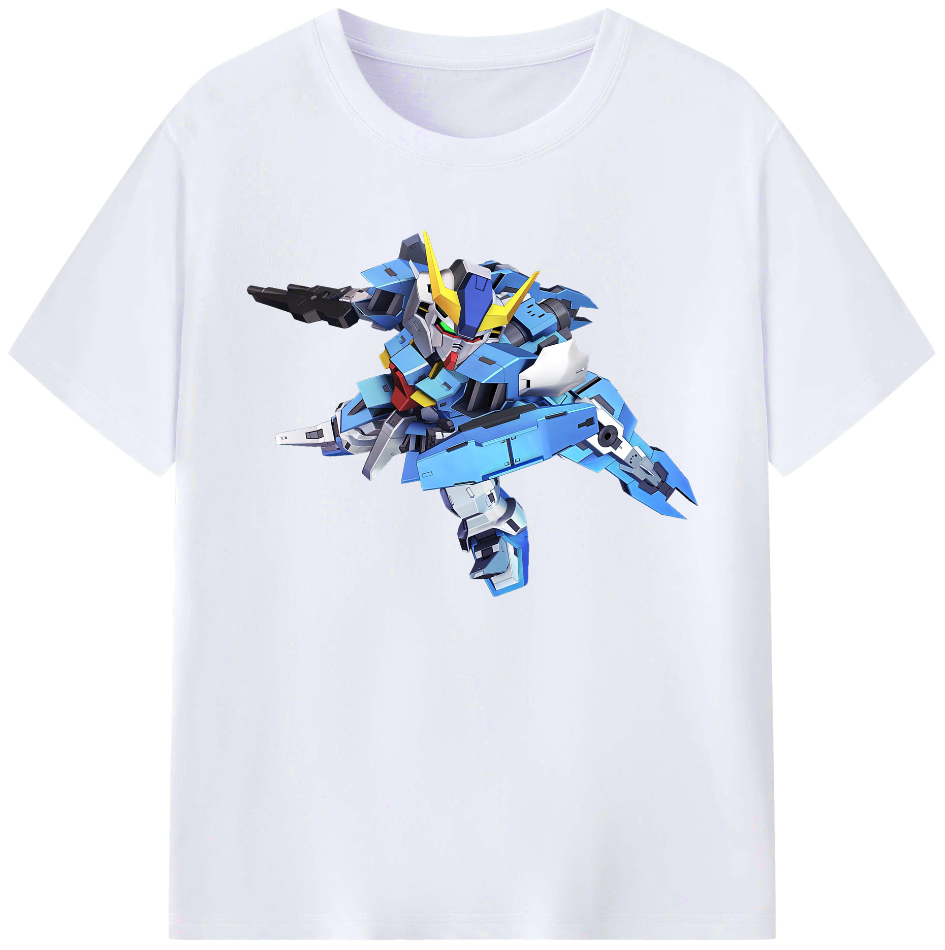 （画像用） 機動戦士ガンダム Mobile Suit Gundam 綿100％ メンズ半袖Tシャツ｜肌触りやわらか＆通気性