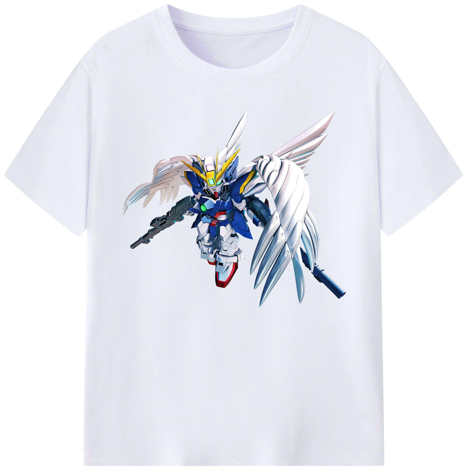 （画像用） 機動戦士ガンダム Mobile Suit Gundam 綿100％ メンズ半袖Tシャツ｜肌触りやわらか＆通気性