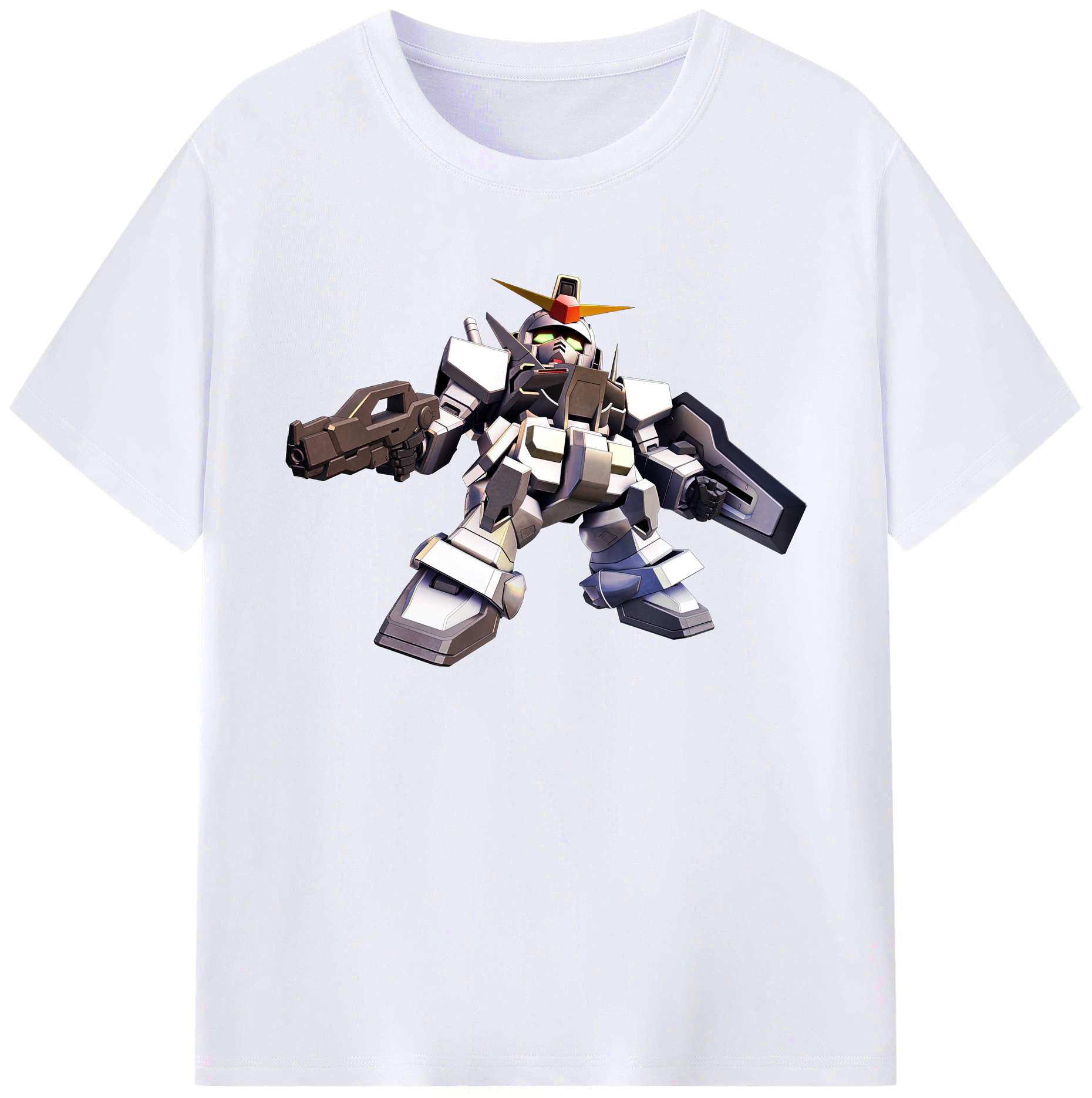 （画像用） 機動戦士ガンダム Mobile Suit Gundam 綿100％ メンズ半袖Tシャツ｜肌触りやわらか＆通気性