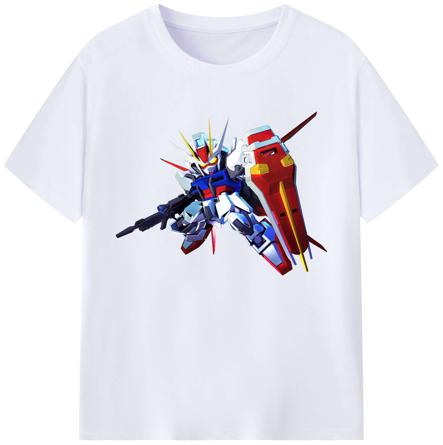 （画像用） 機動戦士ガンダム Mobile Suit Gundam 綿100％ メンズ半袖Tシャツ｜肌触りやわらか＆通気性