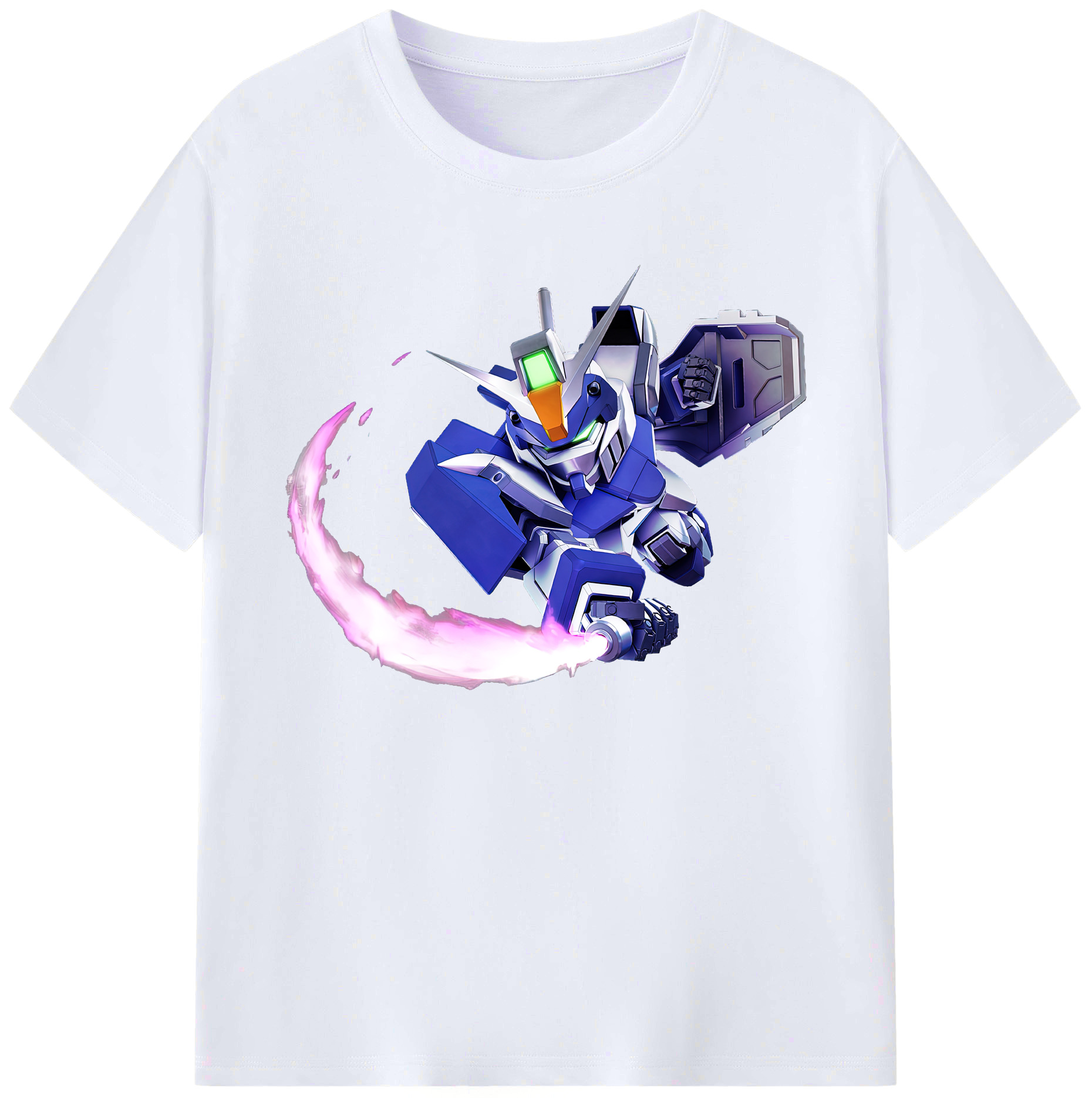 （画像用） 機動戦士ガンダム Mobile Suit Gundam 綿100％ メンズ半袖Tシャツ｜肌触りやわらか＆通気性