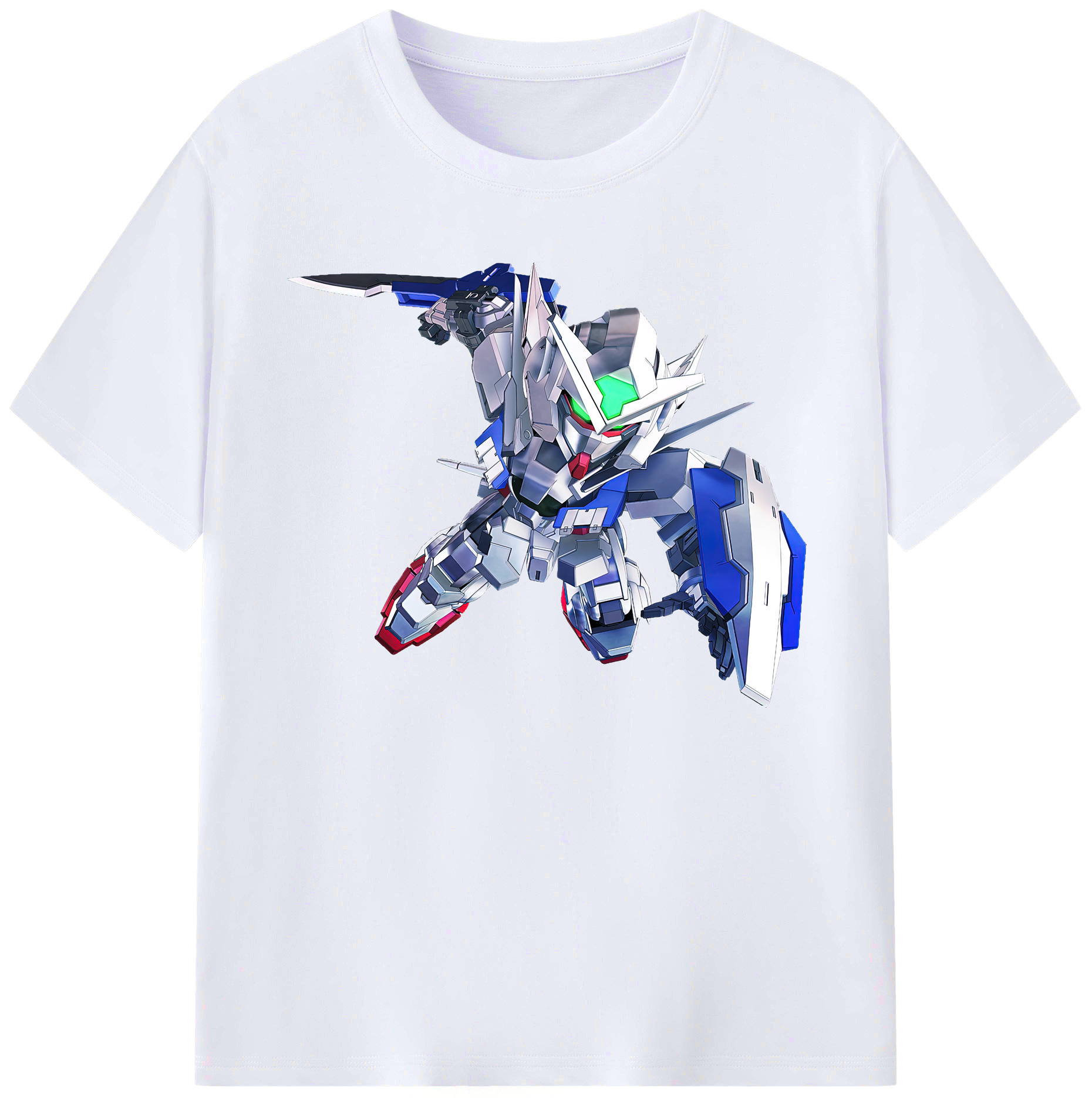 （画像用） 機動戦士ガンダム Mobile Suit Gundam 綿100％ メンズ半袖Tシャツ｜肌触りやわらか＆通気性