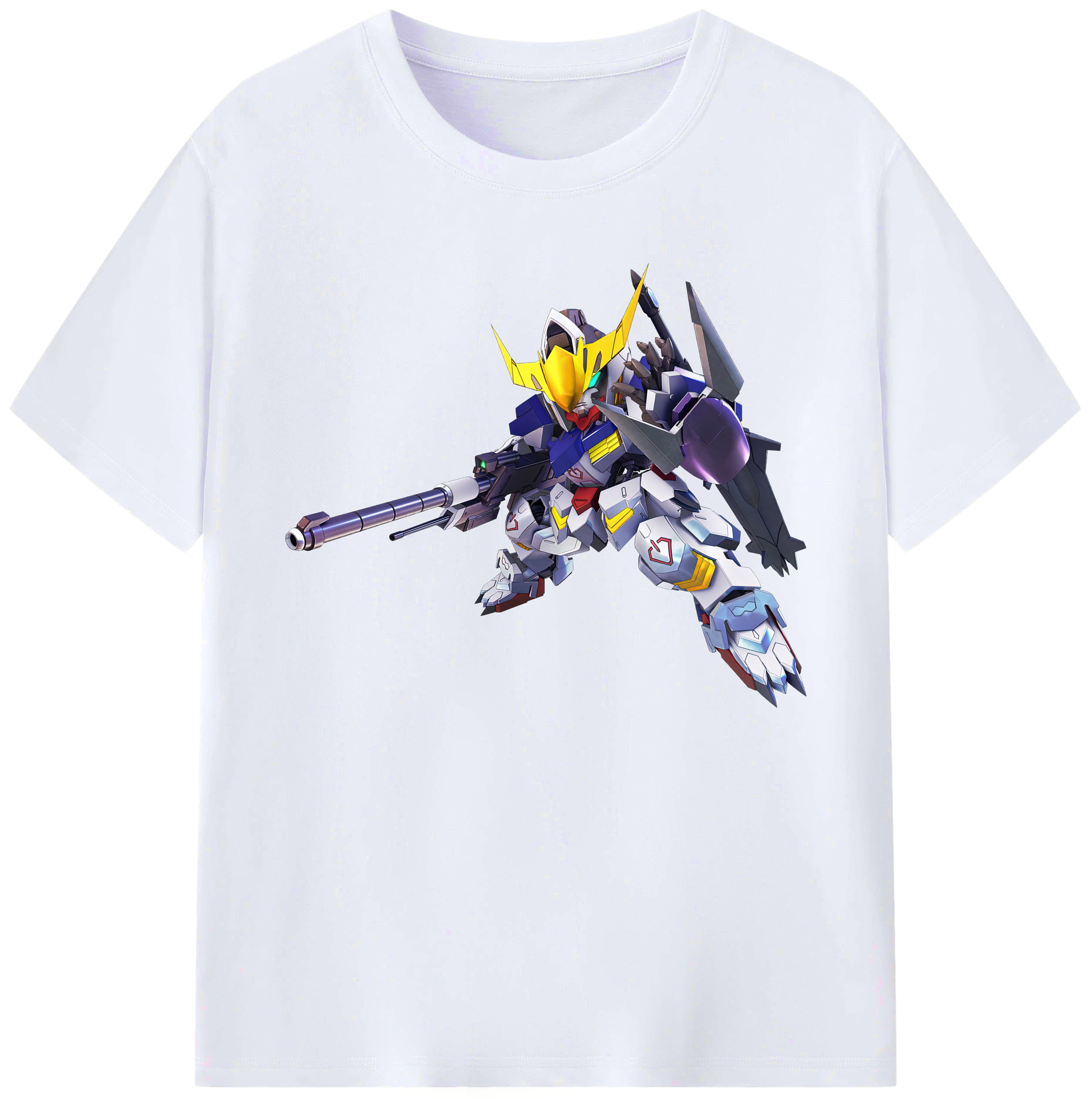 （画像用） 機動戦士ガンダム Mobile Suit Gundam 綿100％ メンズ半袖Tシャツ｜肌触りやわらか＆通気性