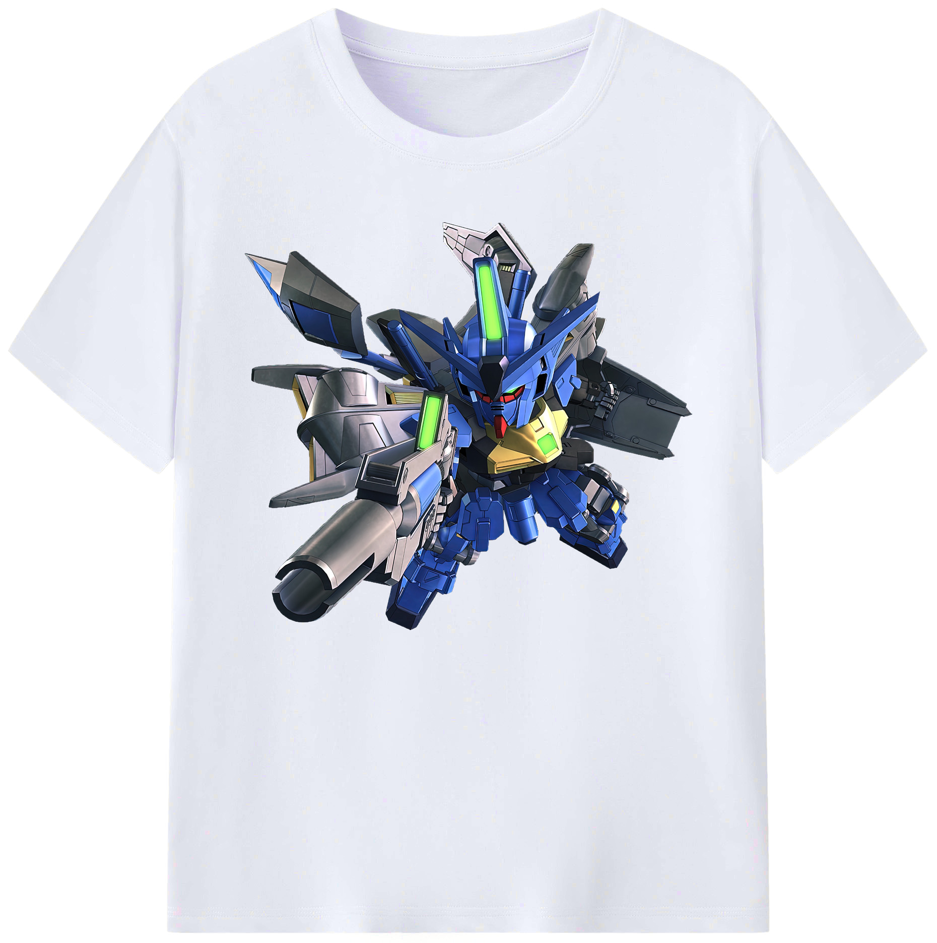 （画像用） 機動戦士ガンダム Mobile Suit Gundam 綿100％ メンズ半袖Tシャツ｜肌触りやわらか＆通気性