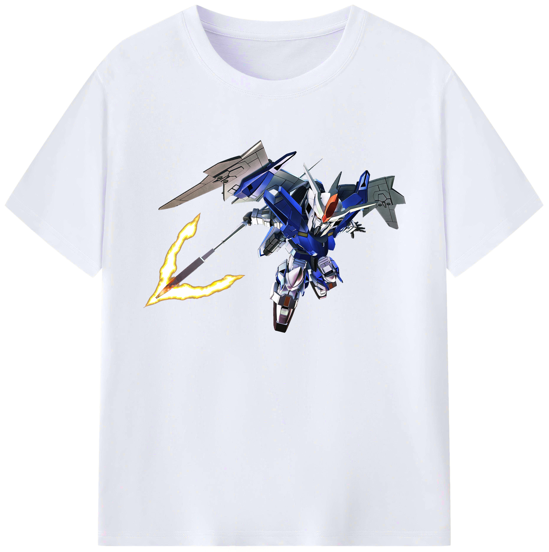 （画像用） 機動戦士ガンダム Mobile Suit Gundam 綿100％ メンズ半袖Tシャツ｜肌触りやわらか＆通気性