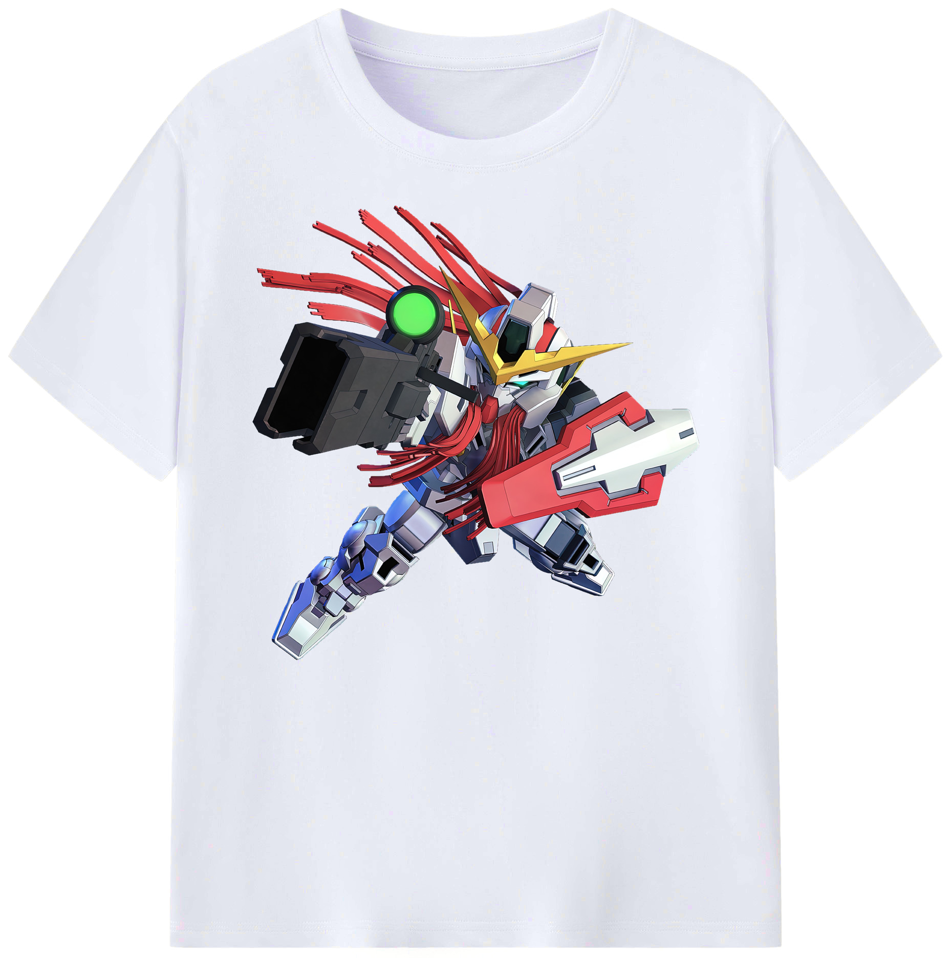 （画像用） 機動戦士ガンダム Mobile Suit Gundam 綿100％ メンズ半袖Tシャツ｜肌触りやわらか＆通気性
