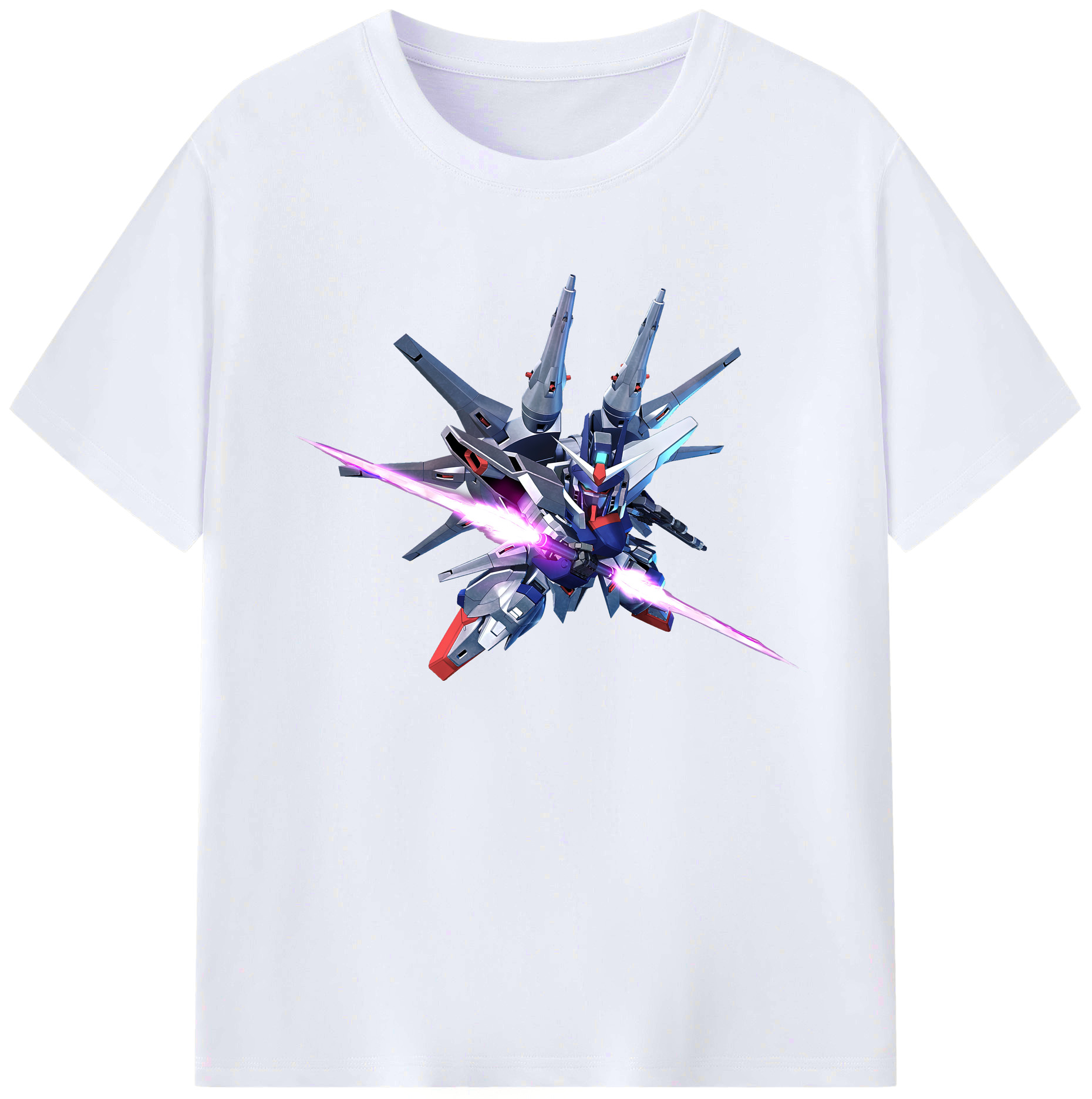 （画像用） 機動戦士ガンダム Mobile Suit Gundam 綿100％ メンズ半袖Tシャツ｜肌触りやわらか＆通気性