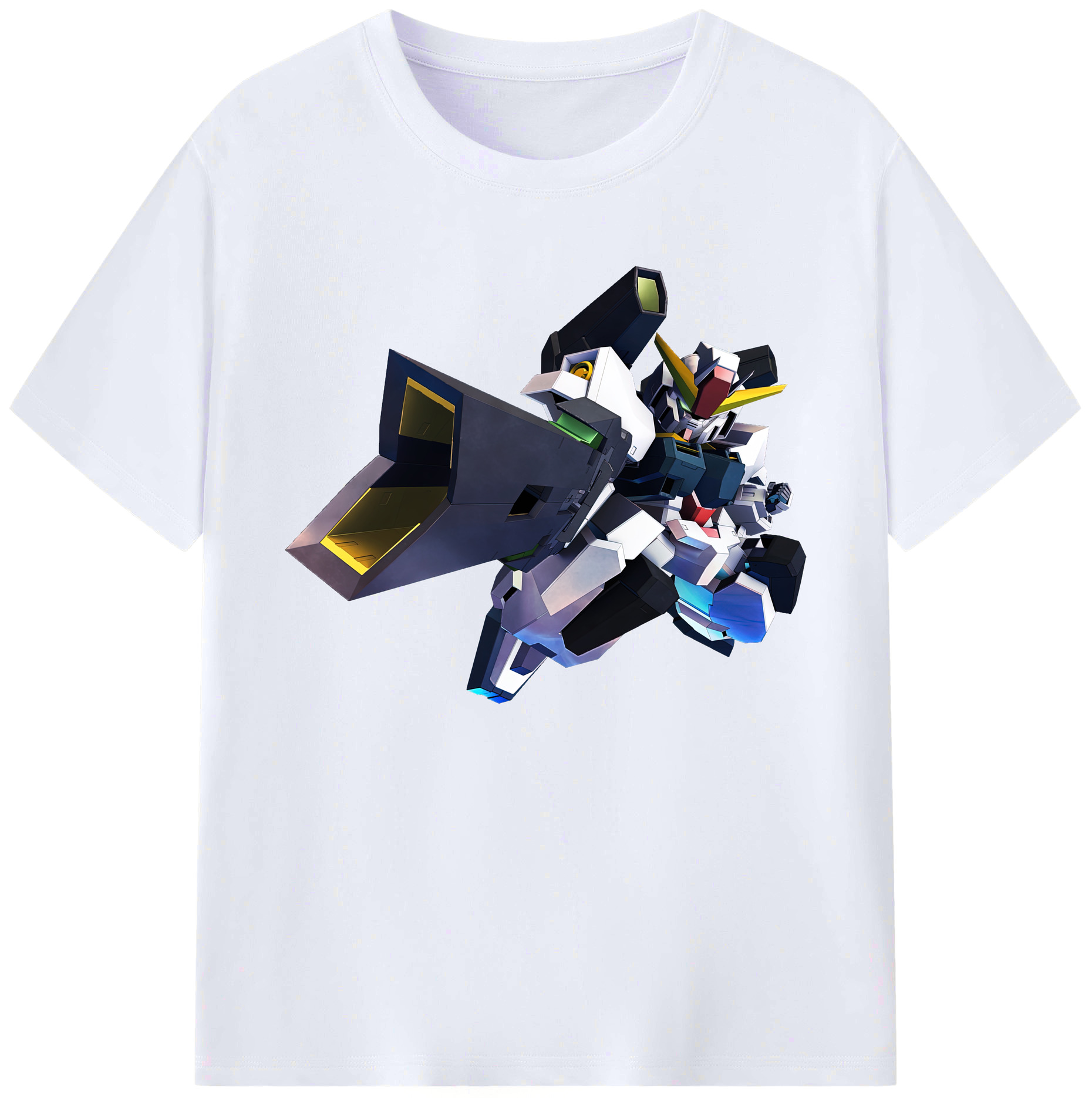 （画像用） 機動戦士ガンダム Mobile Suit Gundam 綿100％ メンズ半袖Tシャツ｜肌触りやわらか＆通気性