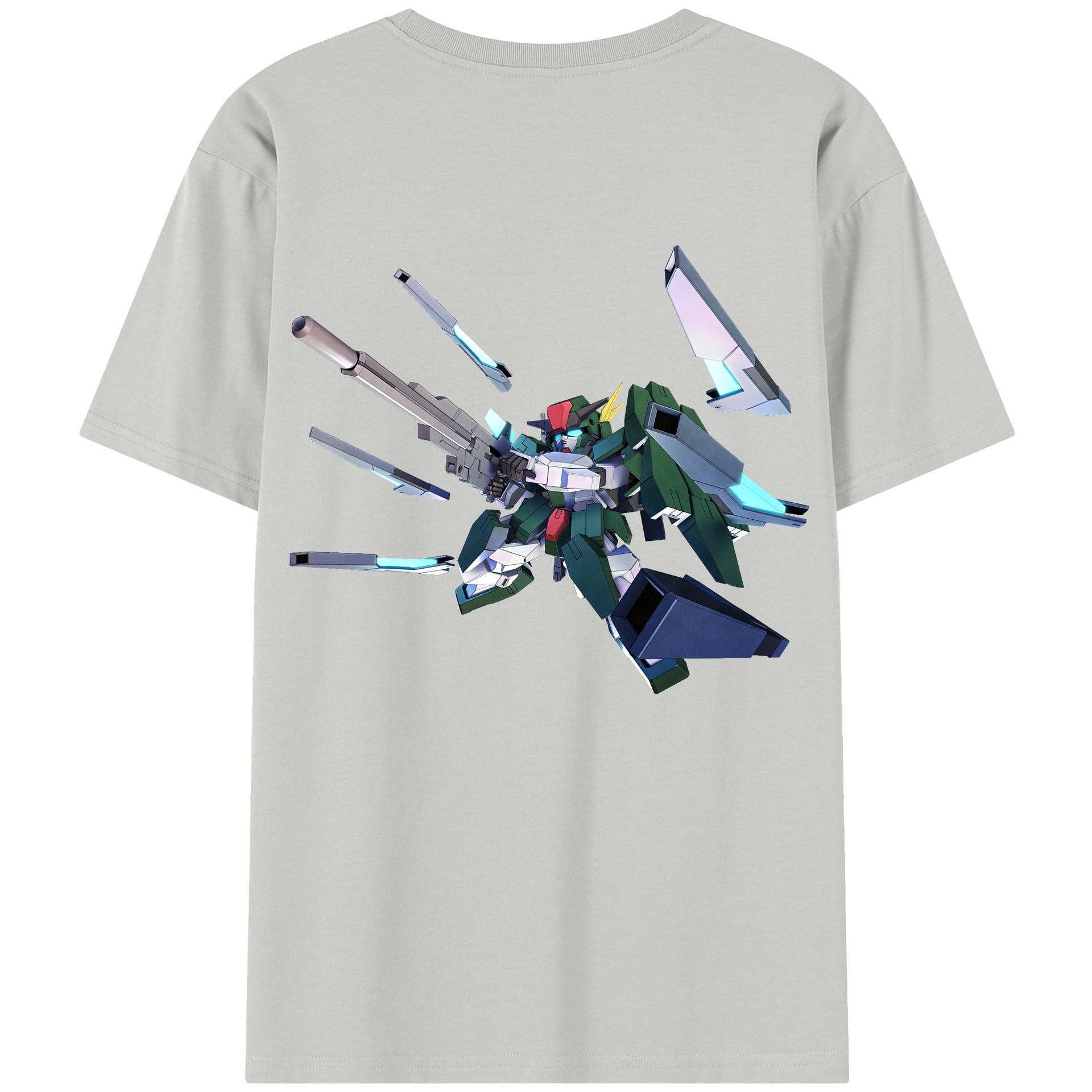（画像用） 機動戦士ガンダム Mobile Suit Gundam レディース半袖Tシャツ(バックプリント)