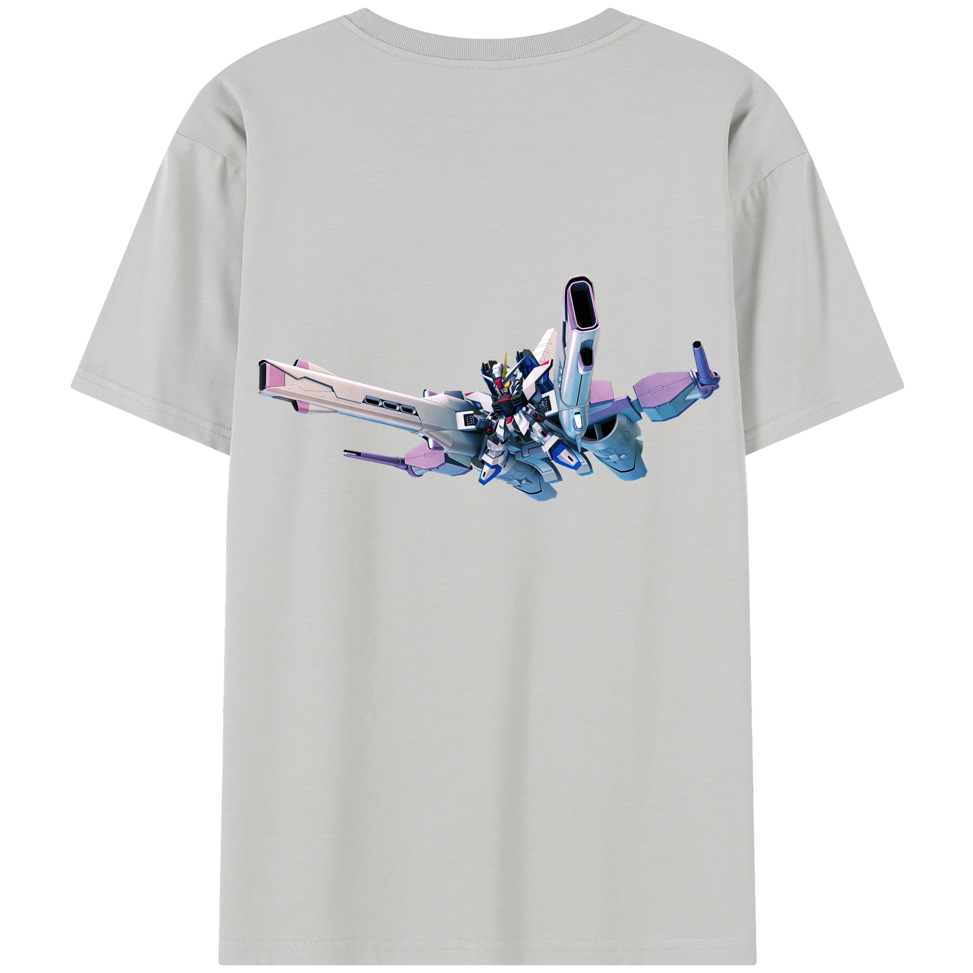 （画像用） 機動戦士ガンダム Mobile Suit Gundam レディース半袖Tシャツ(バックプリント)