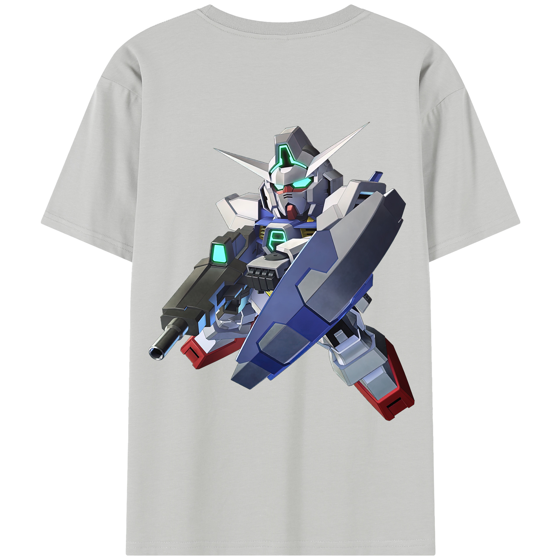 （画像用） 機動戦士ガンダム Mobile Suit Gundam レディース半袖Tシャツ(バックプリント)