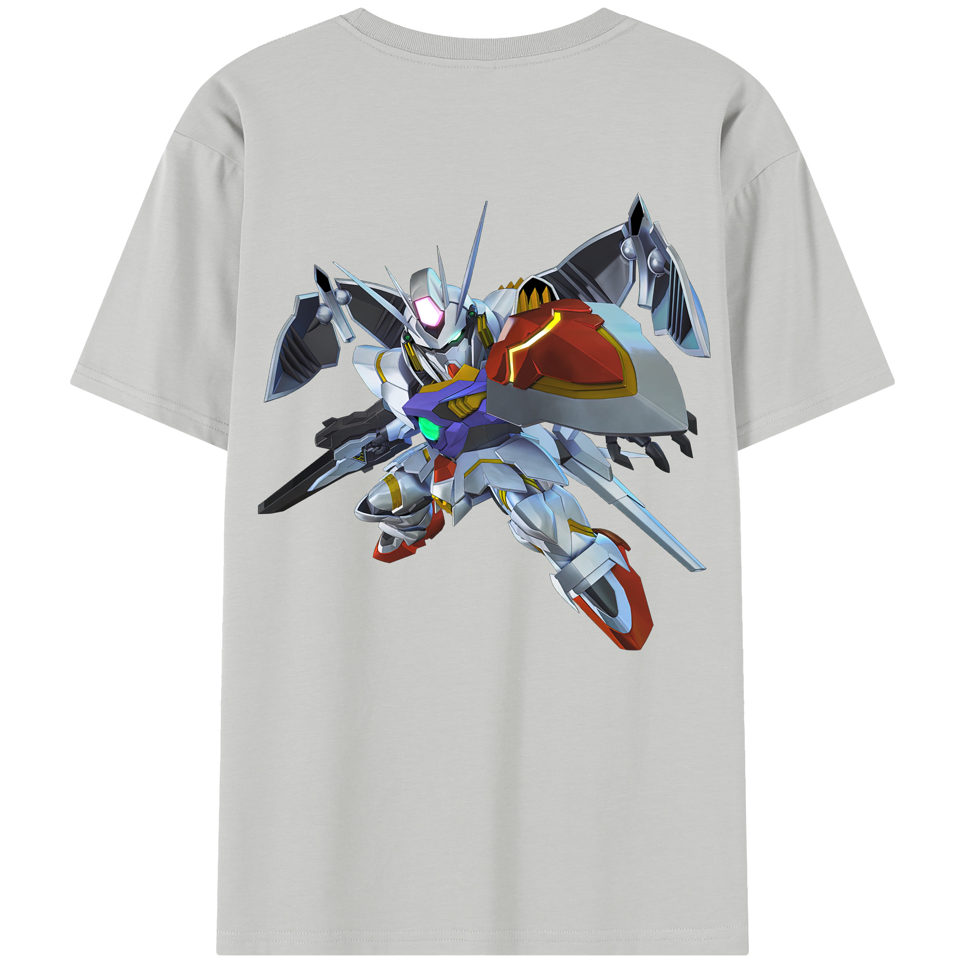 （画像用） 機動戦士ガンダム Mobile Suit Gundam レディース半袖Tシャツ(バックプリント)