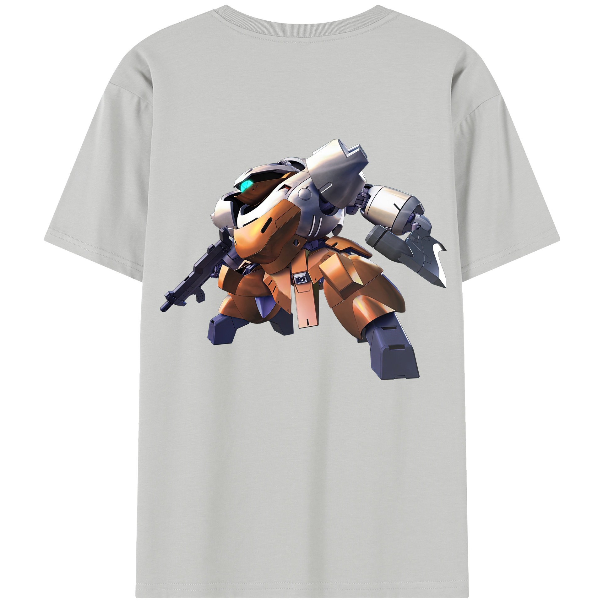 （画像用） 機動戦士ガンダム Mobile Suit Gundam レディース半袖Tシャツ(バックプリント)