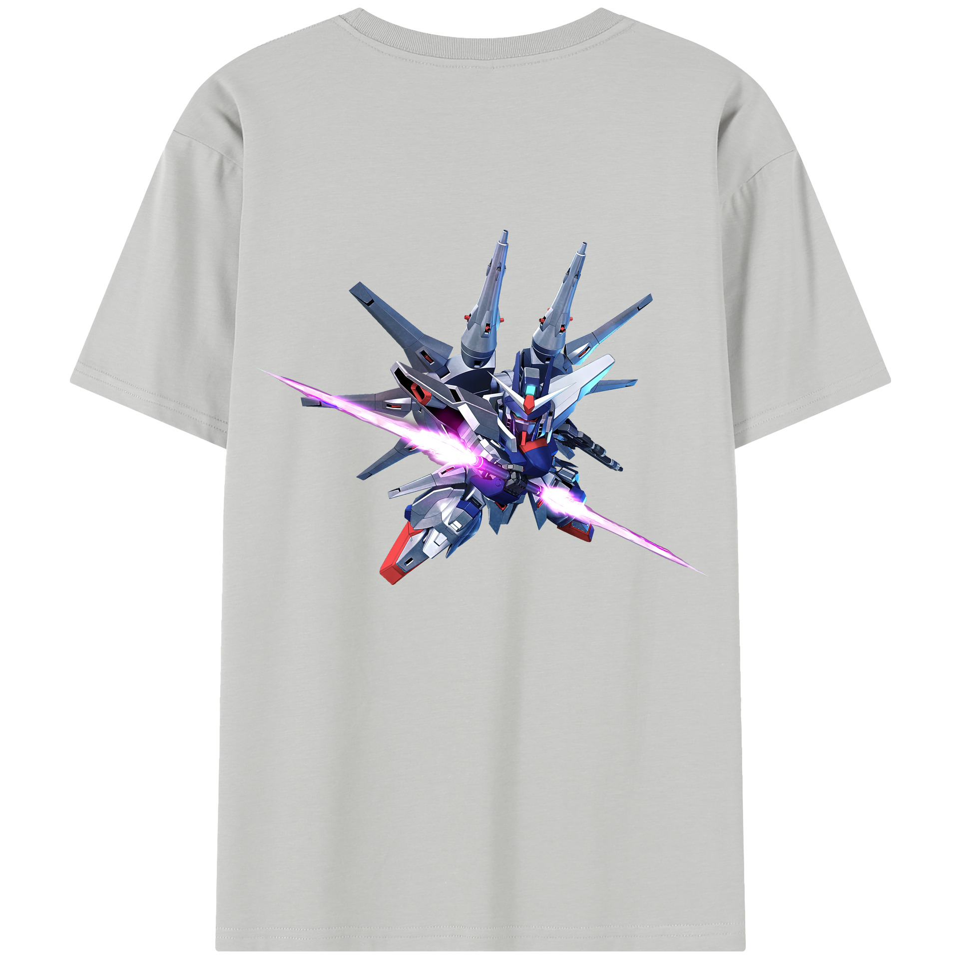 （画像用） 機動戦士ガンダム Mobile Suit Gundam レディース半袖Tシャツ(バックプリント)