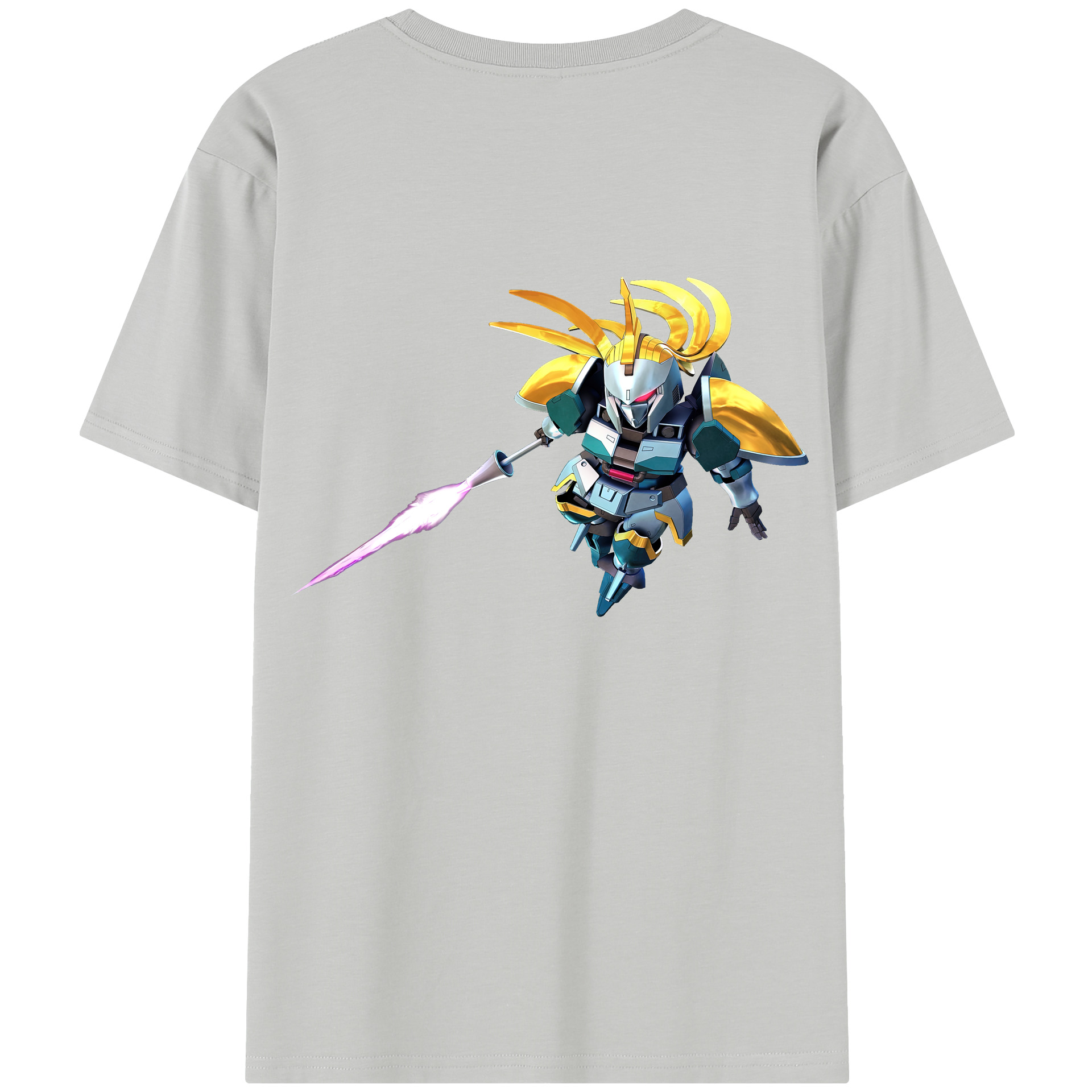 （画像用） 機動戦士ガンダム Mobile Suit Gundam レディース半袖Tシャツ(バックプリント)