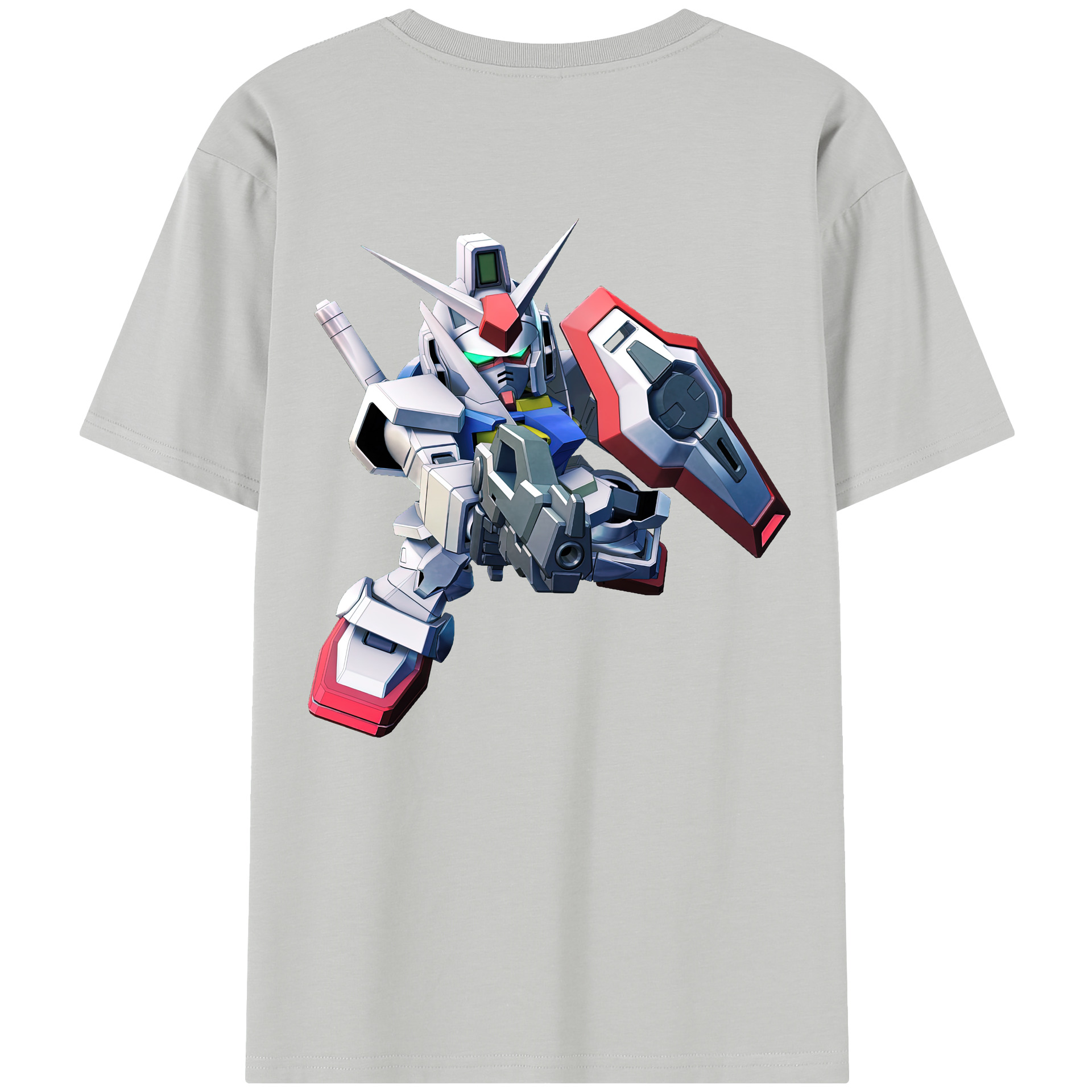 （画像用） 機動戦士ガンダム Mobile Suit Gundam レディース半袖Tシャツ(バックプリント)