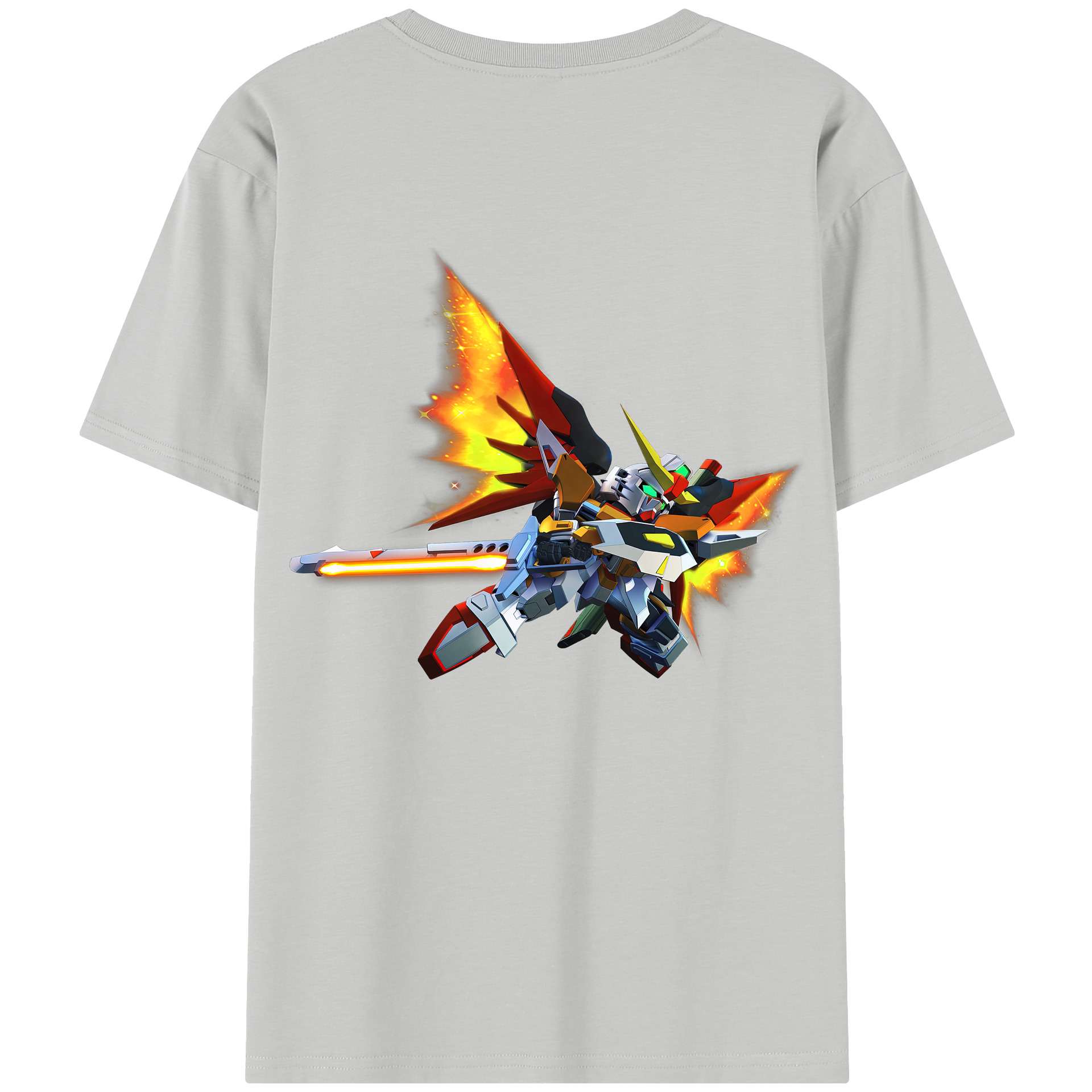 （画像用） 機動戦士ガンダム Mobile Suit Gundam レディース半袖Tシャツ(バックプリント)
