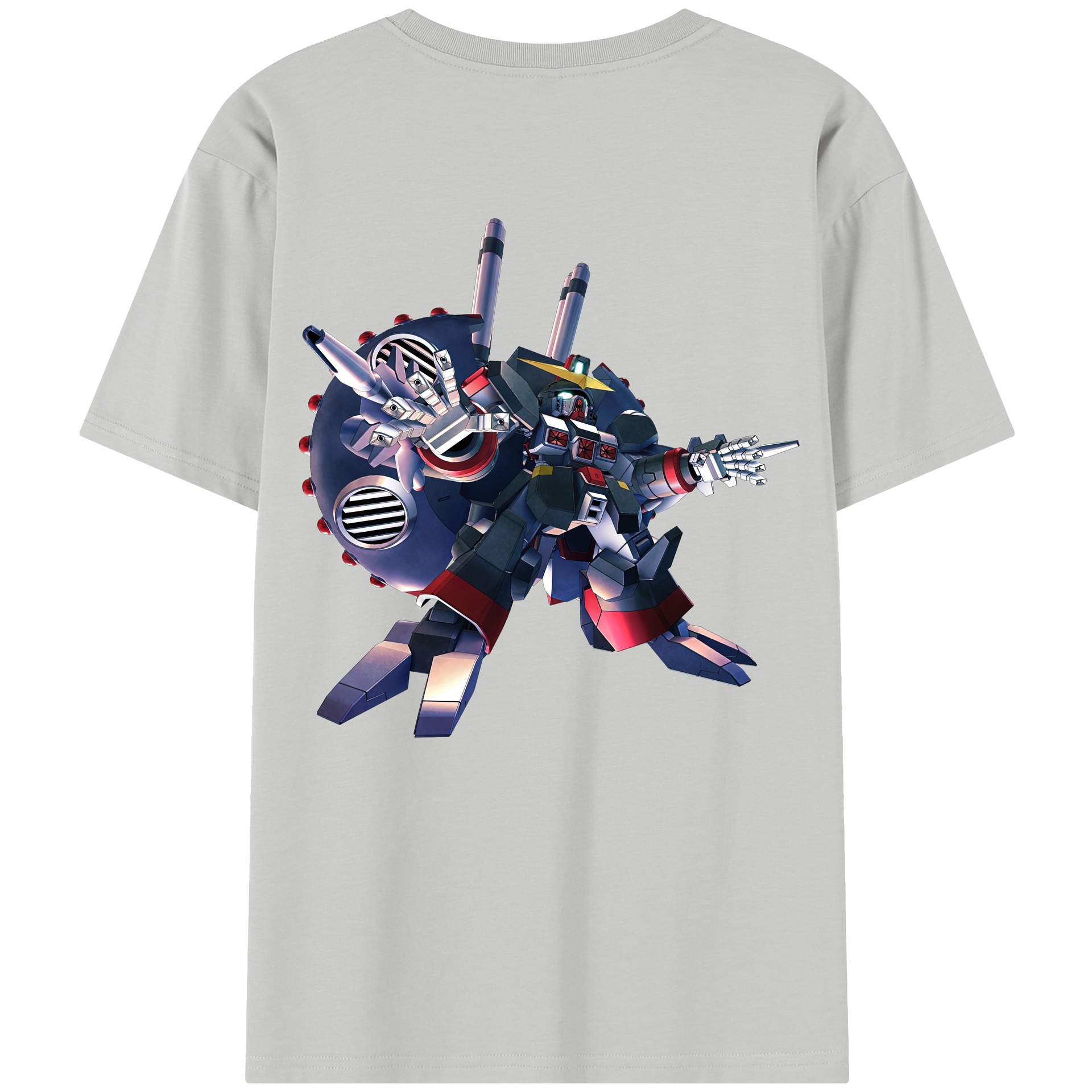 （画像用） 機動戦士ガンダム Mobile Suit Gundam レディース半袖Tシャツ(バックプリント)