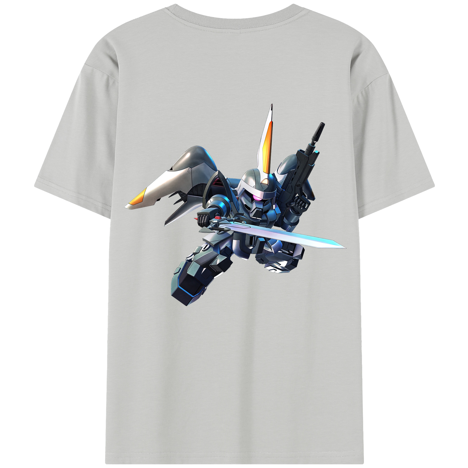 （画像用） 機動戦士ガンダム Mobile Suit Gundam レディース半袖Tシャツ(バックプリント)