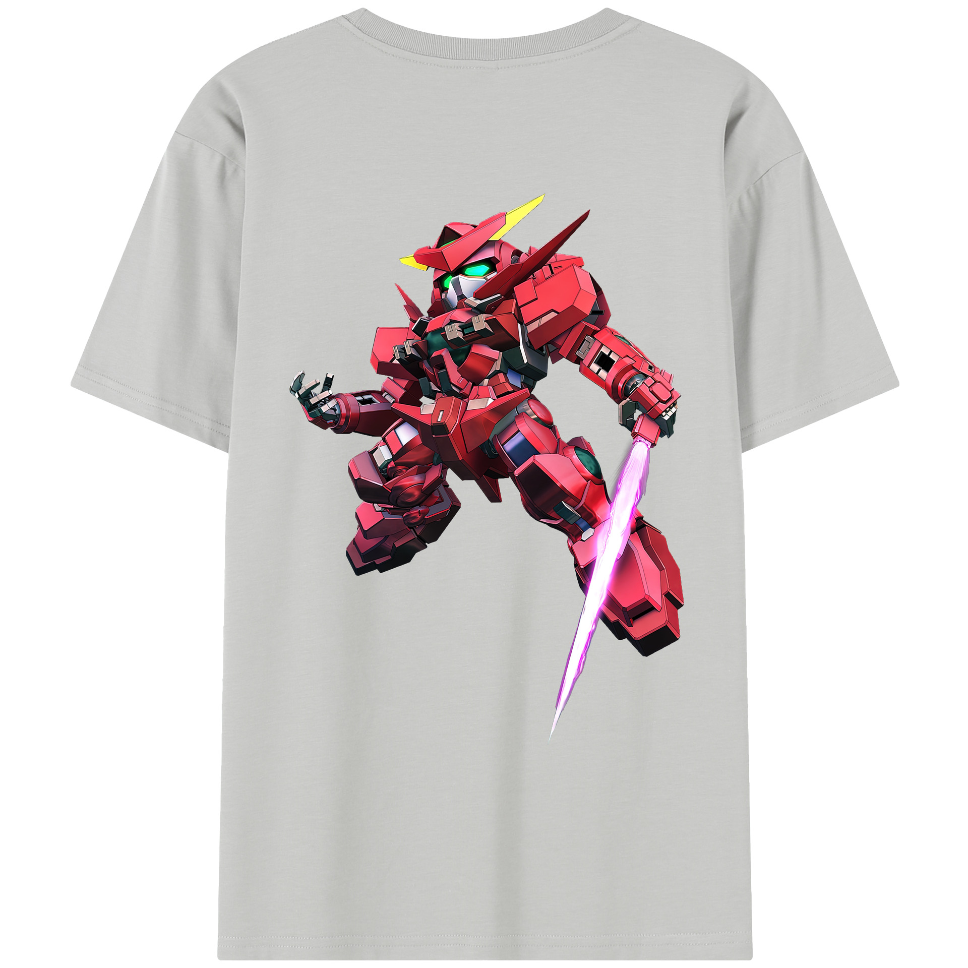 （画像用） 機動戦士ガンダム Mobile Suit Gundam レディース半袖Tシャツ(バックプリント)