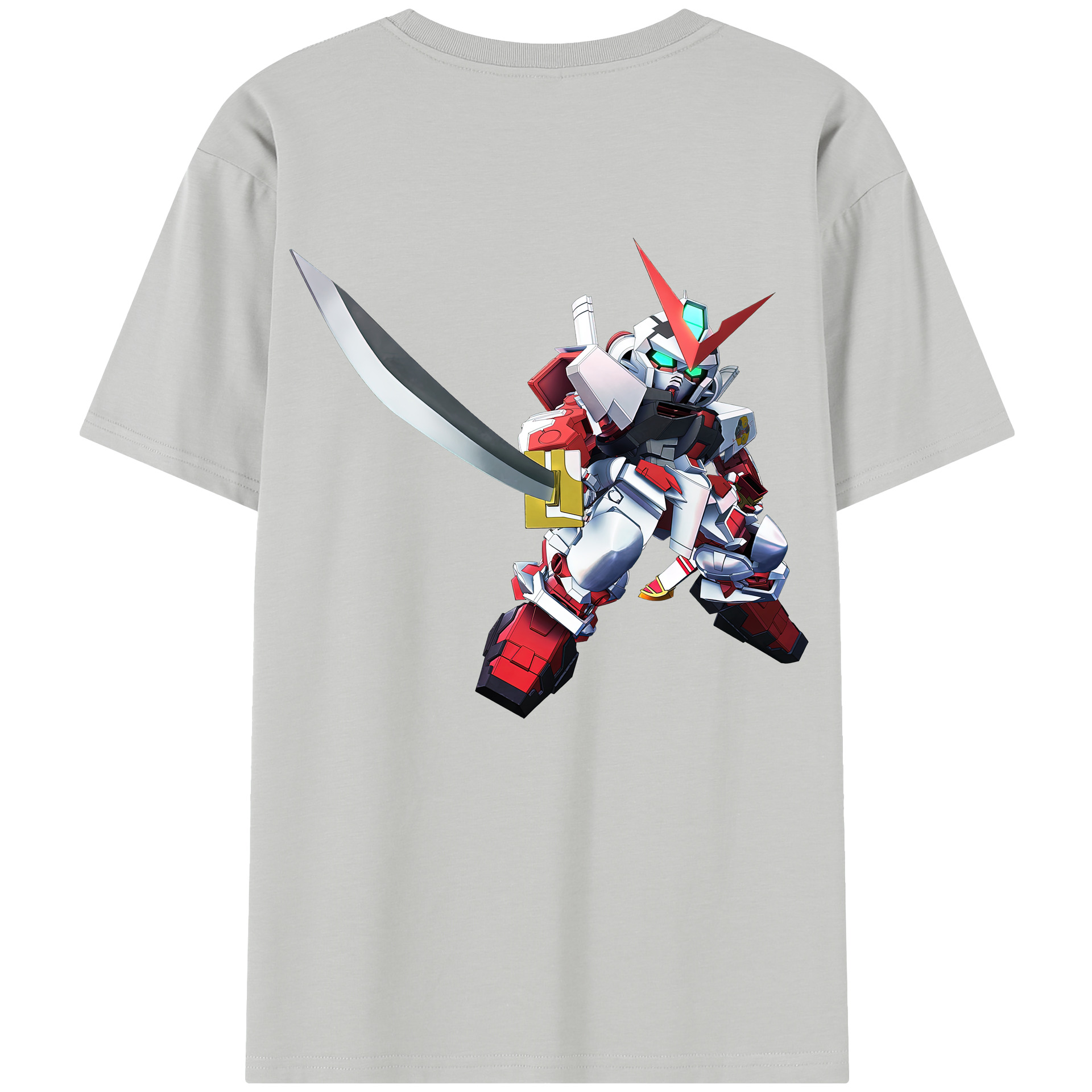 （画像用） 機動戦士ガンダム Mobile Suit Gundam レディース半袖Tシャツ(バックプリント)