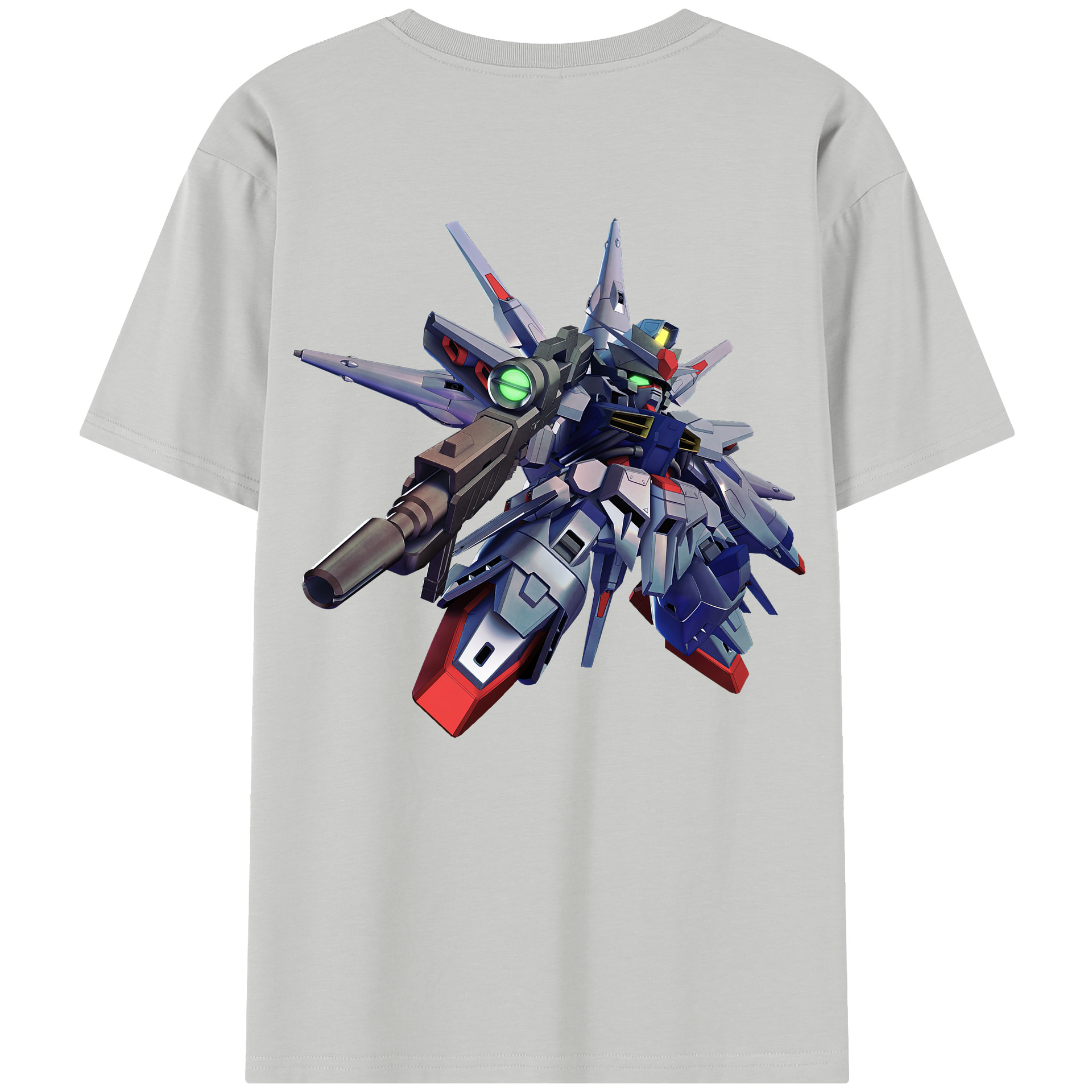 （画像用） 機動戦士ガンダム Mobile Suit Gundam レディース半袖Tシャツ(バックプリント)
