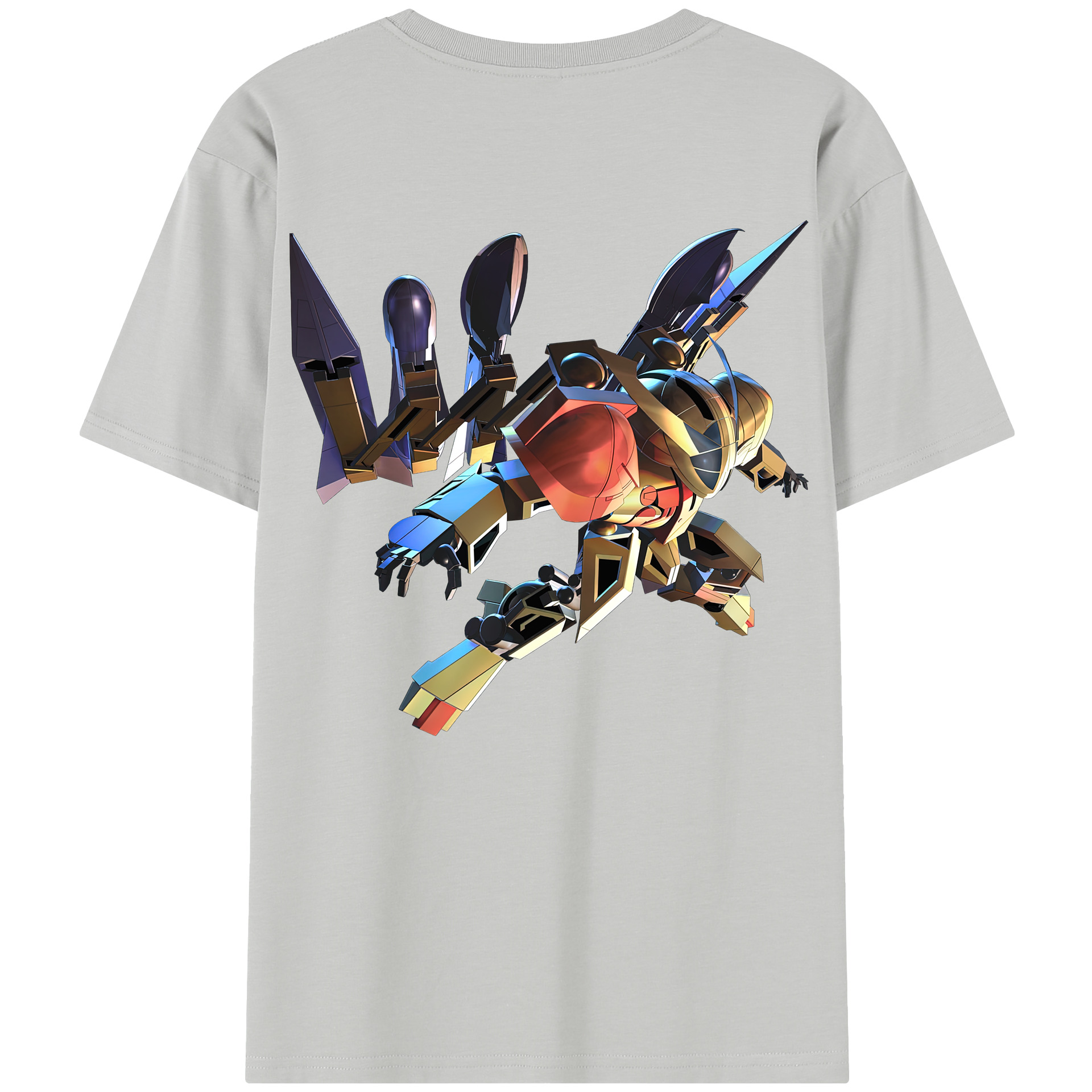 （画像用） 機動戦士ガンダム Mobile Suit Gundam レディース半袖Tシャツ(バックプリント)